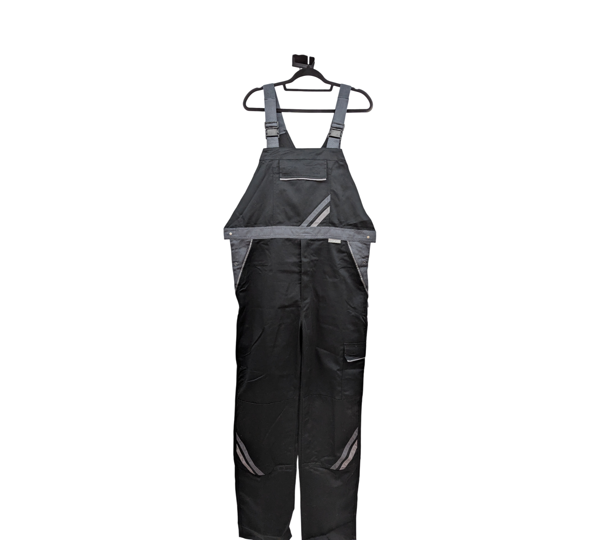 Planam Highline 2712 Arbeitshose Latzhose Herren Gr. 114 Schwarz Schiefer Zink