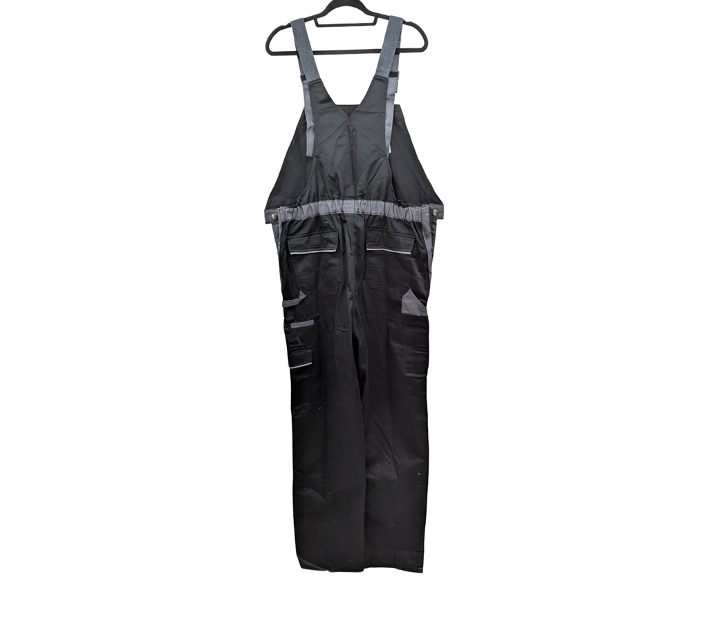 Planam Highline 2712 Arbeitshose Latzhose Herren Gr. 114 Schwarz Schiefer Zink