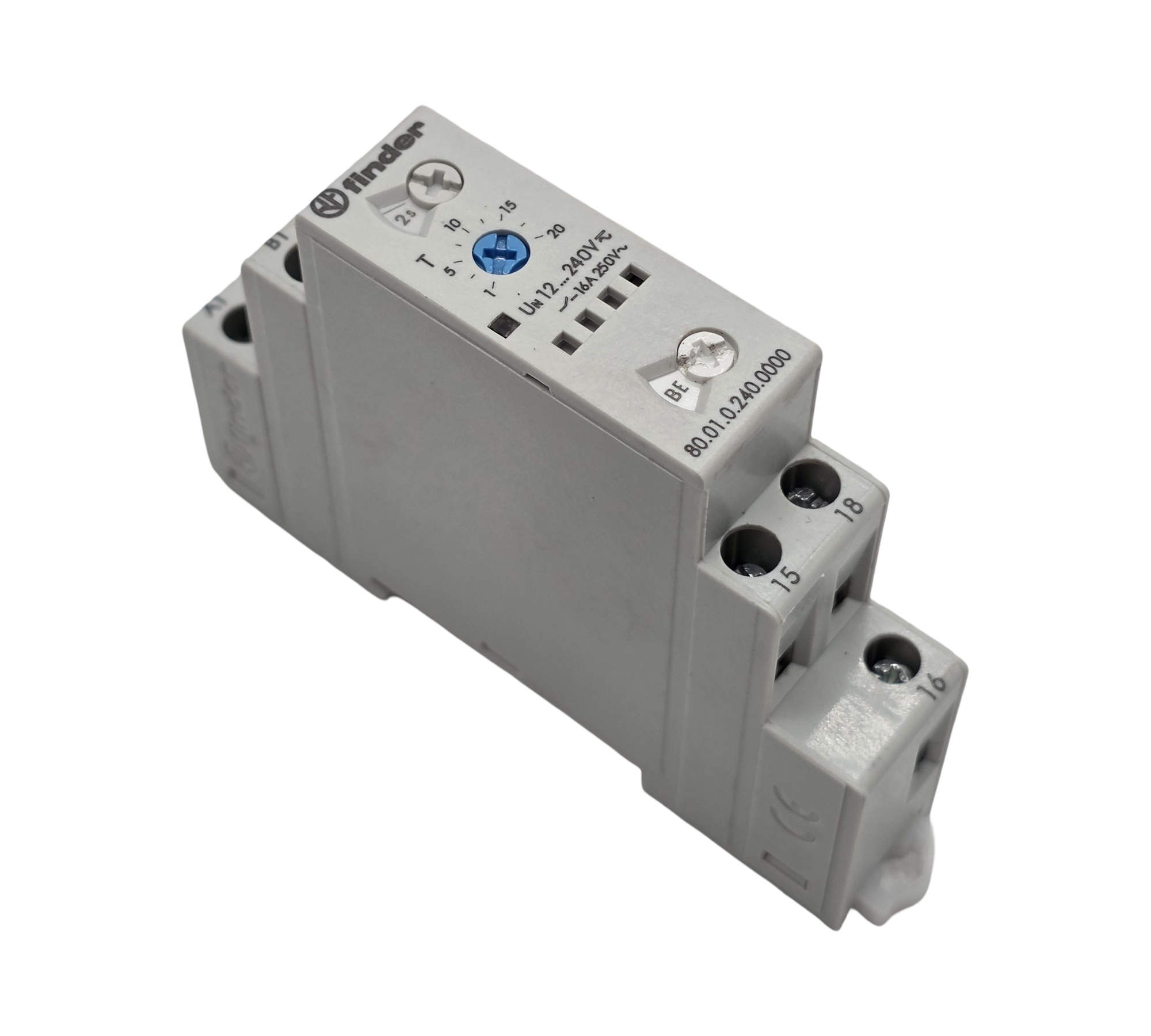 Finder 800102400000PAS Zeitrelais Multifunktion 16A 12-240 VAC/DC 0,1s-24h