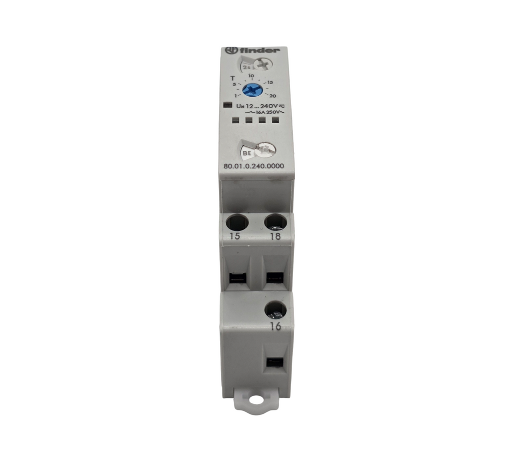 Finder 800102400000PAS Zeitrelais Multifunktion 16A 12-240 VAC/DC 0,1s-24h