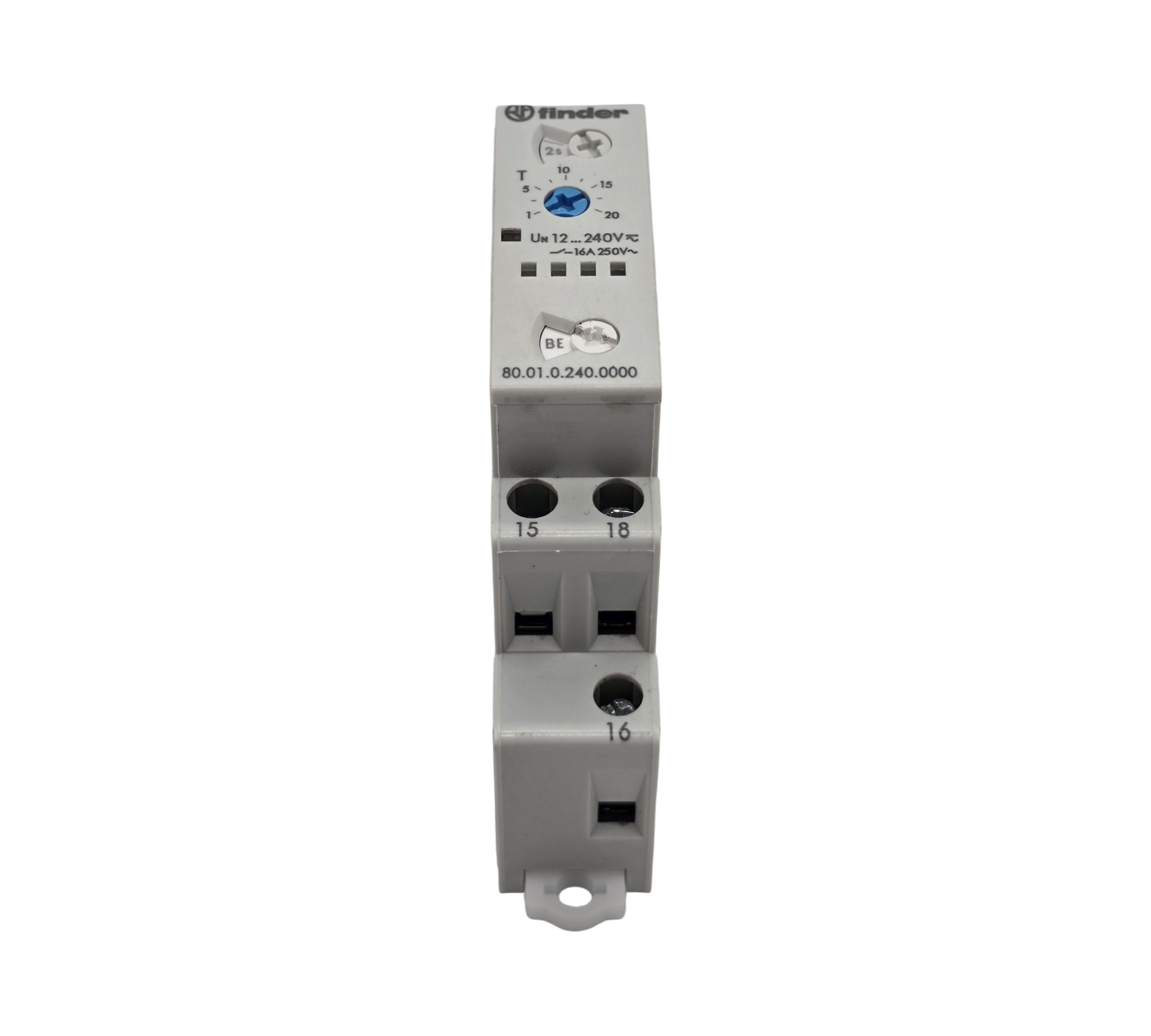 Finder 800102400000PAS Zeitrelais Multifunktion 16A 12-240 VAC/DC 0,1s-24h