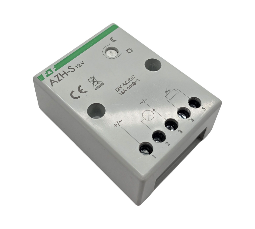 F&F Dämmerungsschalter LDR-Sensor 12V 16A automatische Steuerung Ultraweiß