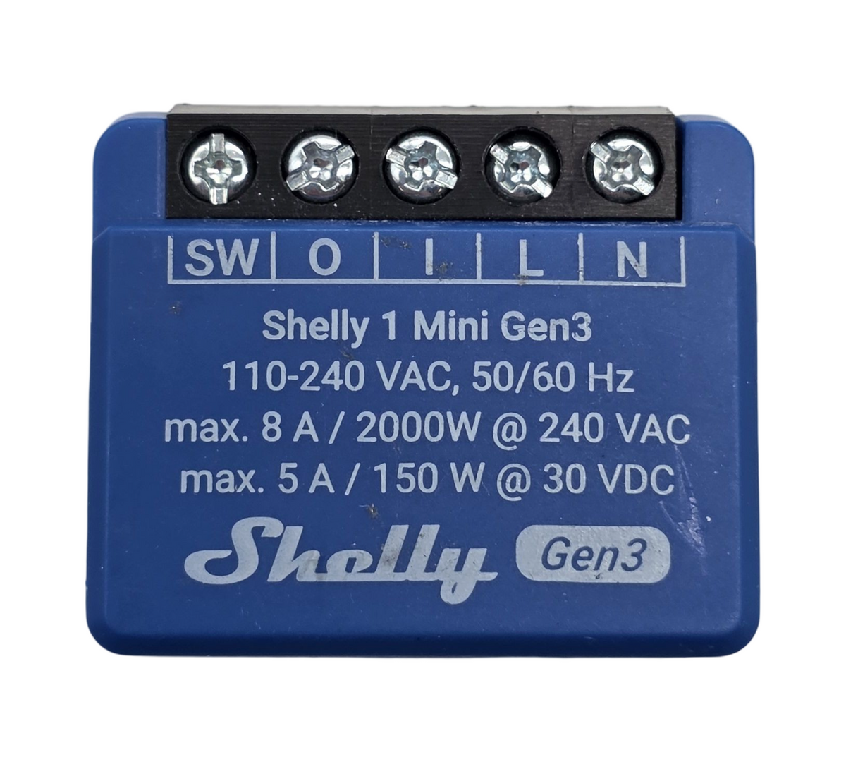 Shelly 1 Mini Gen3 Smart Schalter Relais 4 Stück WLAN Bluetooth 8A