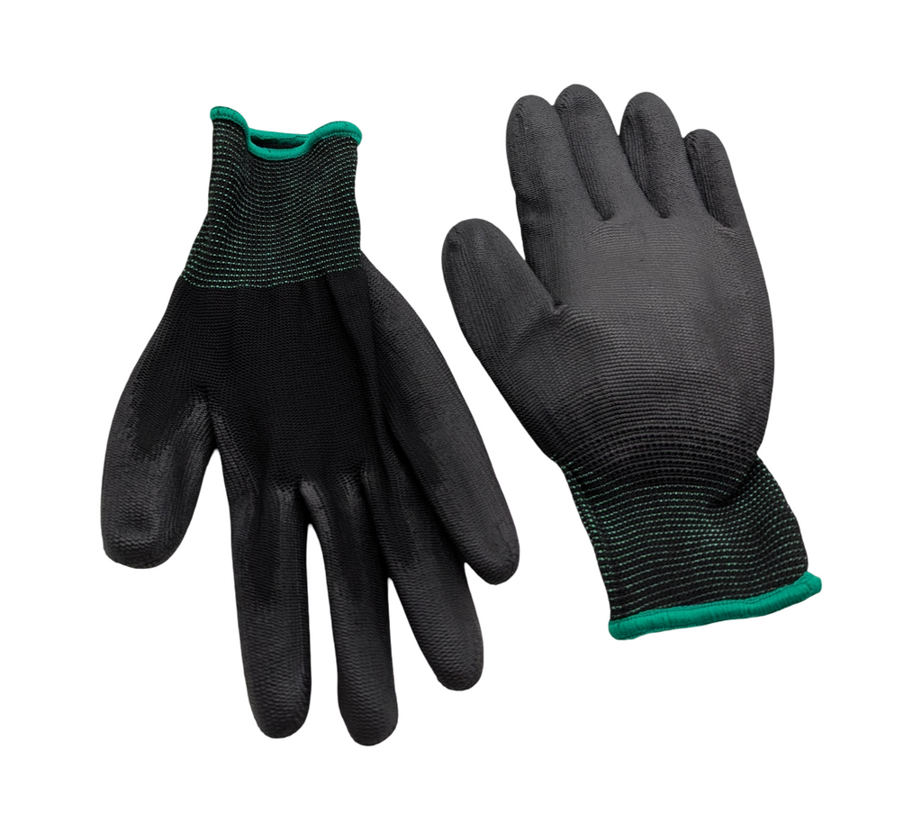 Ogrifox OX-Poliur BB7 Schutzhandschuhe Gr. 7 Schwarz 12 Paar