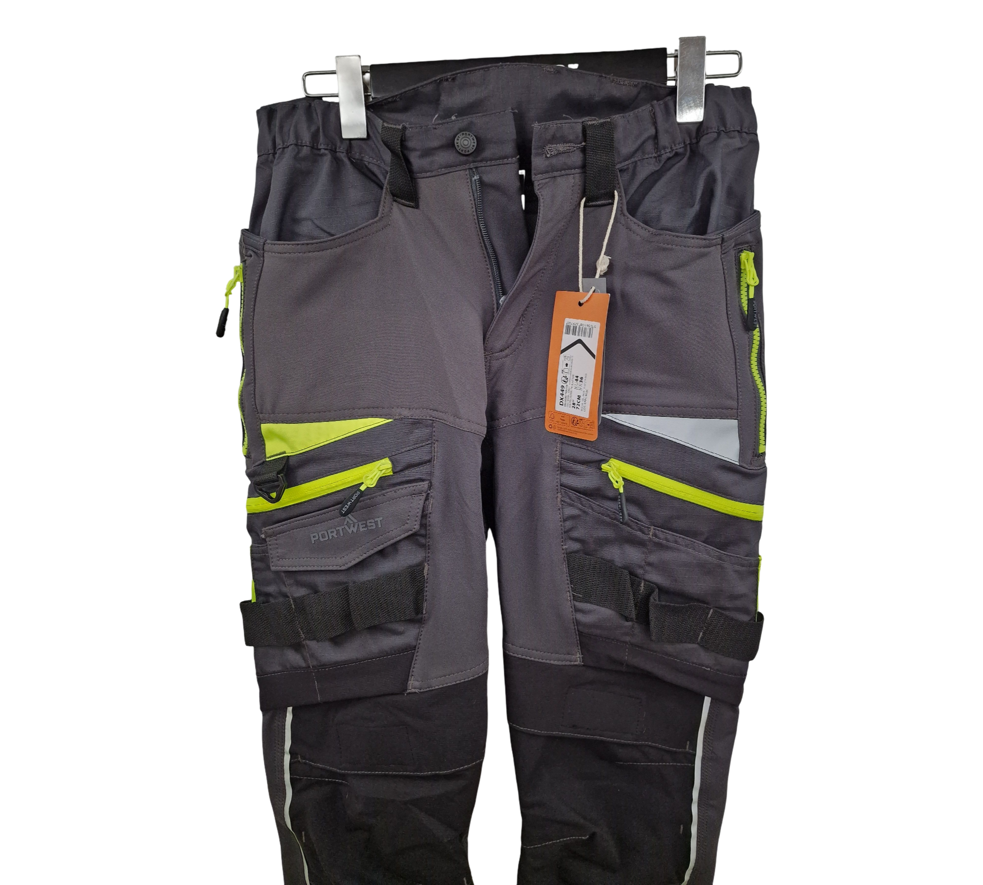 Portwest DX4 Arbeitshose Stretchhose Gr. 44 L31-33 Metallic Grau