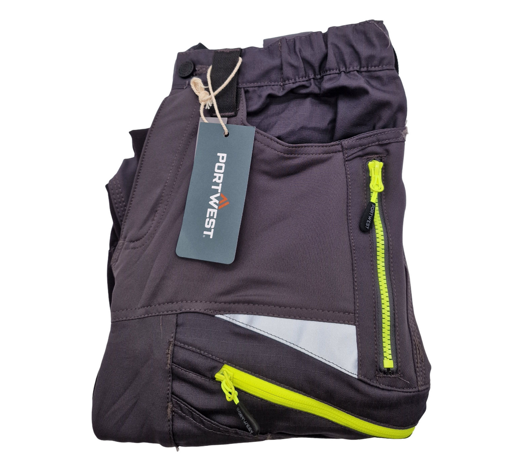 Portwest DX4 Arbeitshose Stretchhose Gr. 44 L31-33 Metallic Grau
