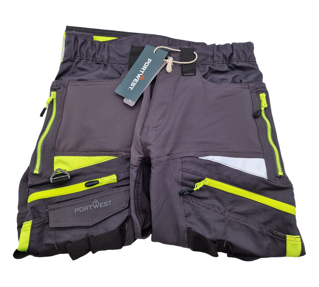 Portwest DX4 Arbeitshose Stretchhose Gr. 44 L31-33 Metallic Grau