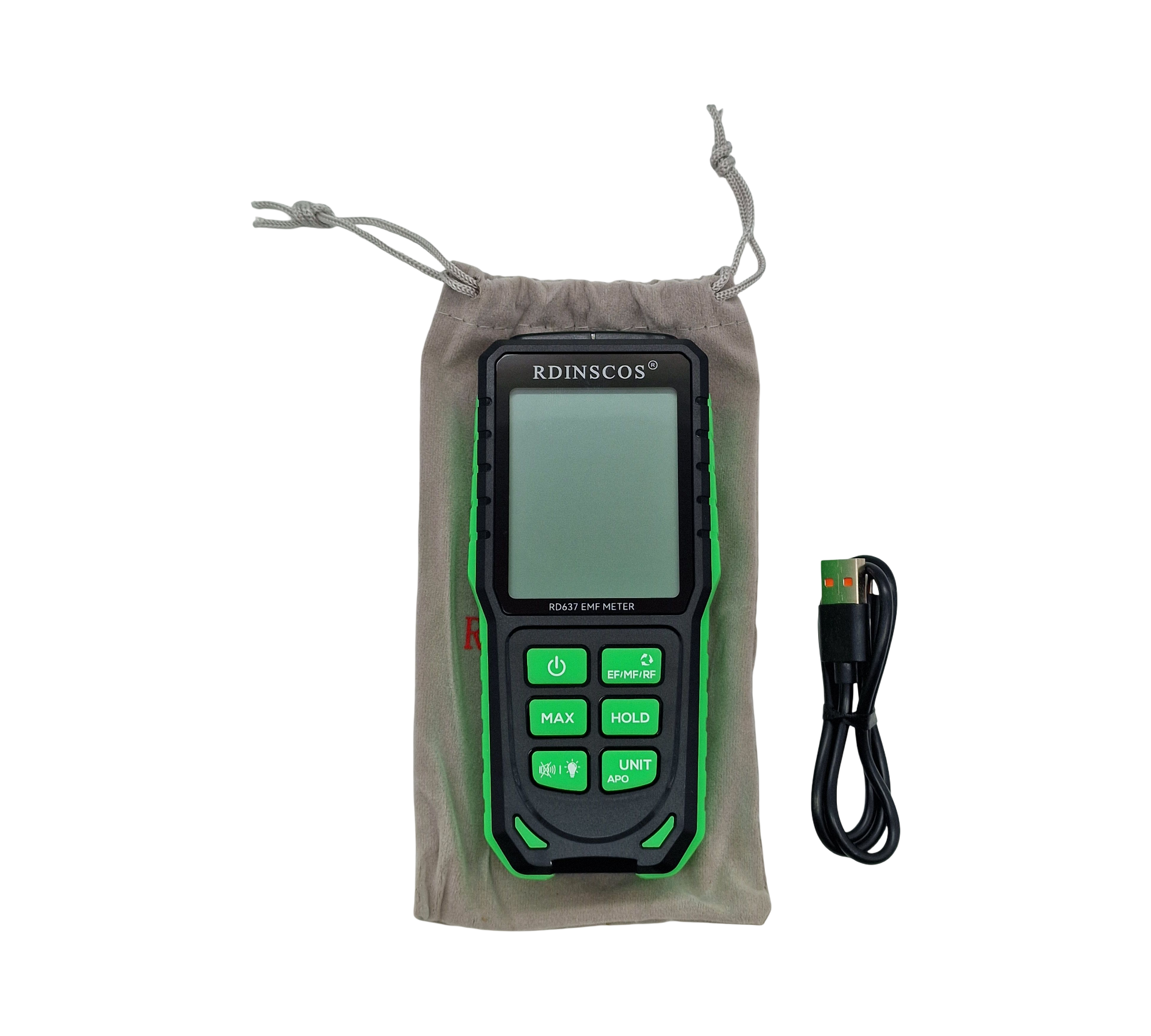 RDINSCOS EMF-Messgerät Elektromagnetische Felder Detektor EF MF RF WLAN