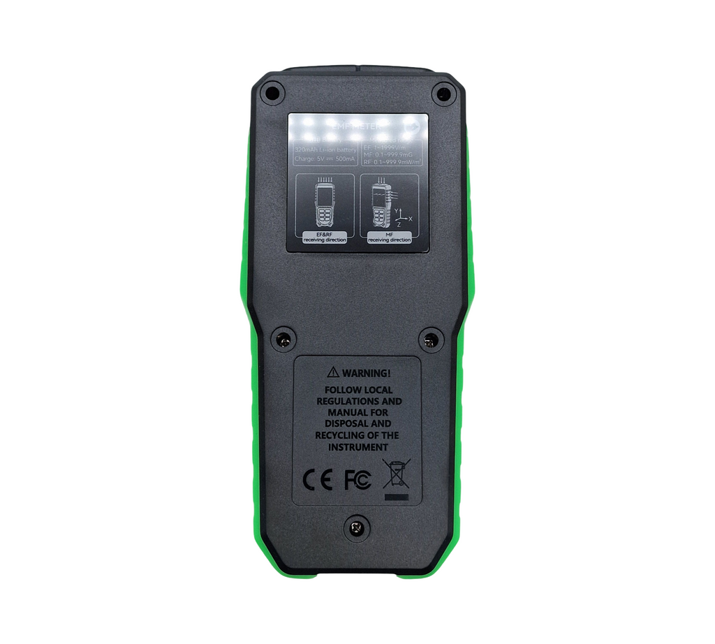 RDINSCOS EMF-Messgerät Elektromagnetische Felder Detektor EF MF RF WLAN
