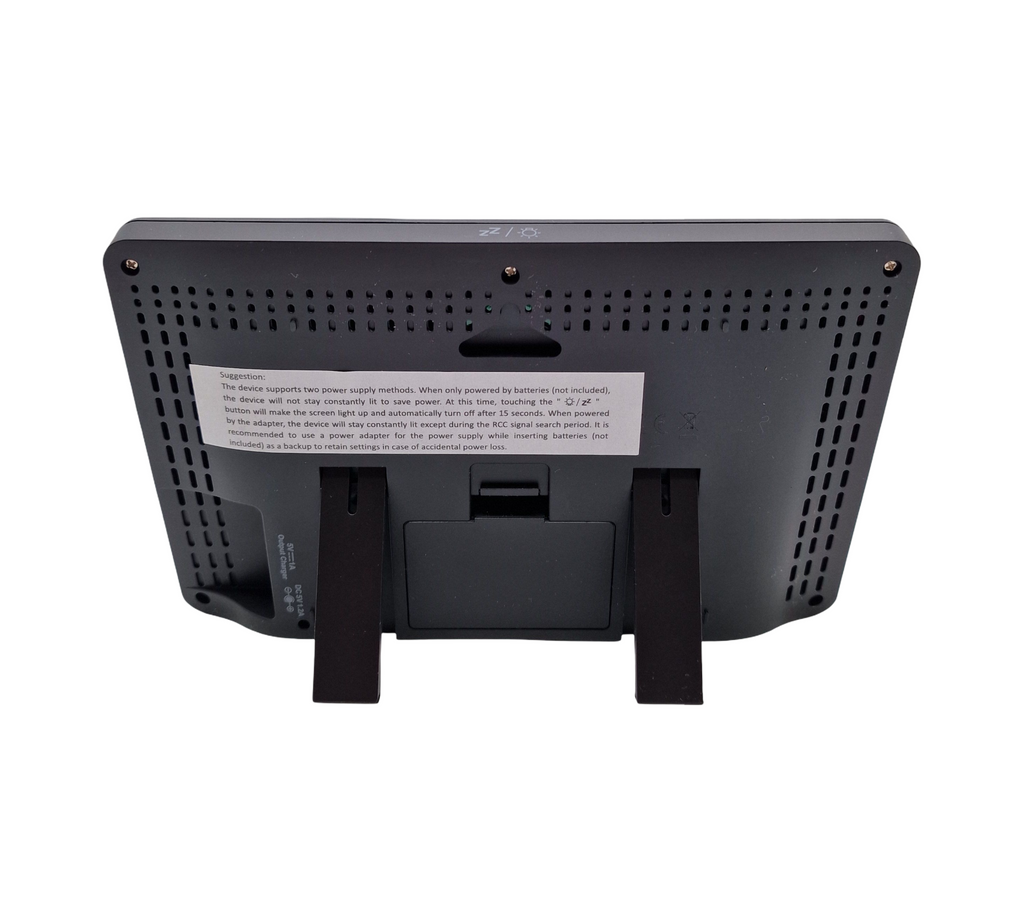 Regevo WLAN Wetterstation Funk Außensensor Thermometer Hygrometer Farbdisplay