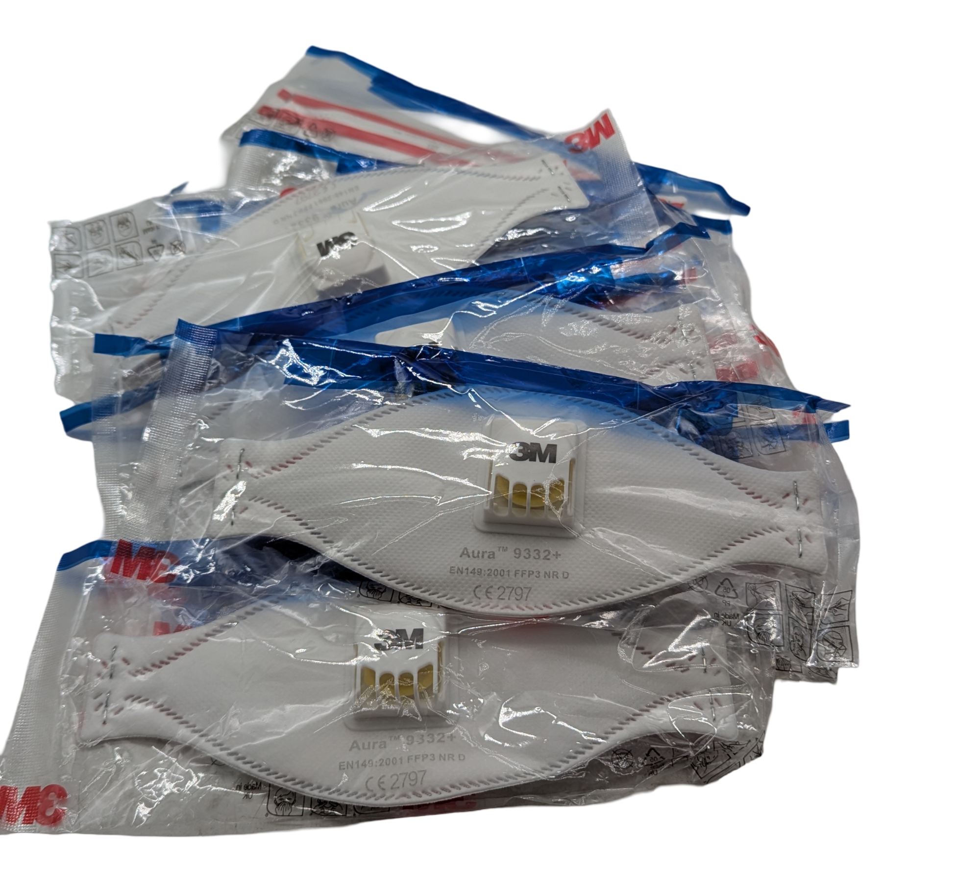 3M Aura 9332+ FFP3 Maske mit Ventil 10 Stück