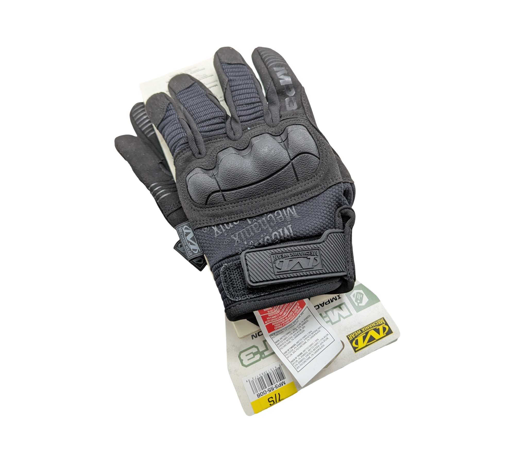 Mechanix Wear M-Pact 3 Tactical Handschuhe Herren Gr. S Covert Schwarz