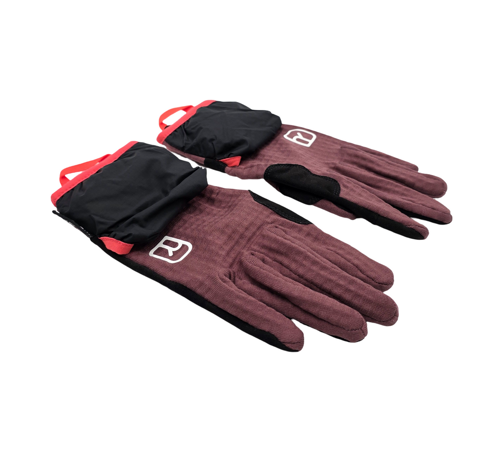 Ortovox Flee Grid Überziehhandschuhe Fingerhandschuhe Gr. L
