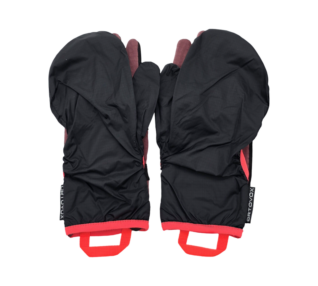 Ortovox Flee Grid Überziehhandschuhe Fingerhandschuhe Gr. L