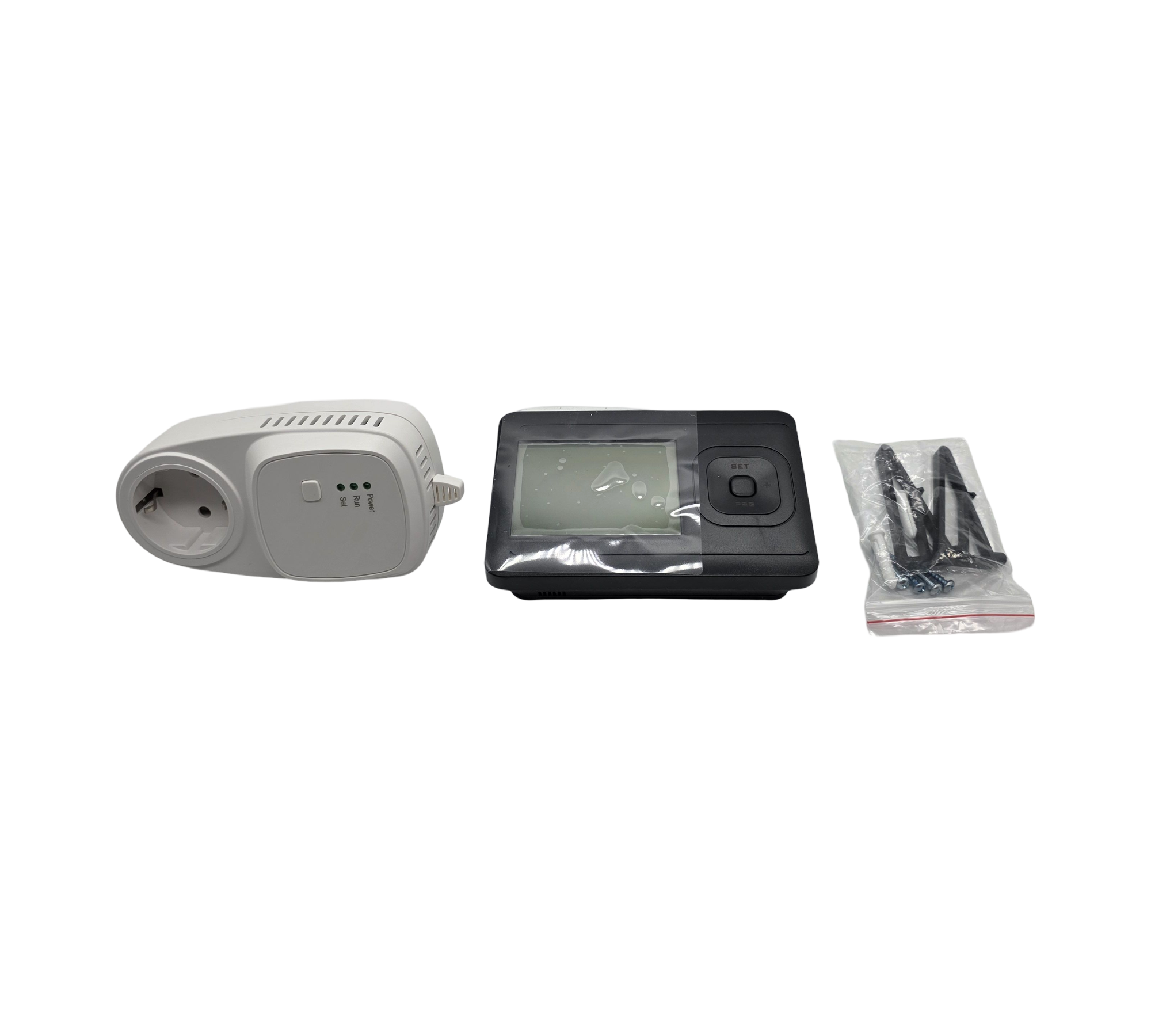 RF Thermostat Echo Funkthermostat Typ P Plug-In Empfänger Schwarz We