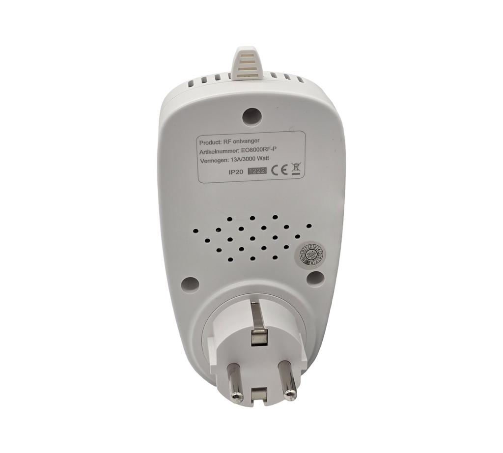 RF Thermostat Echo Funkthermostat Typ P Plug-In Empfänger Schwarz We