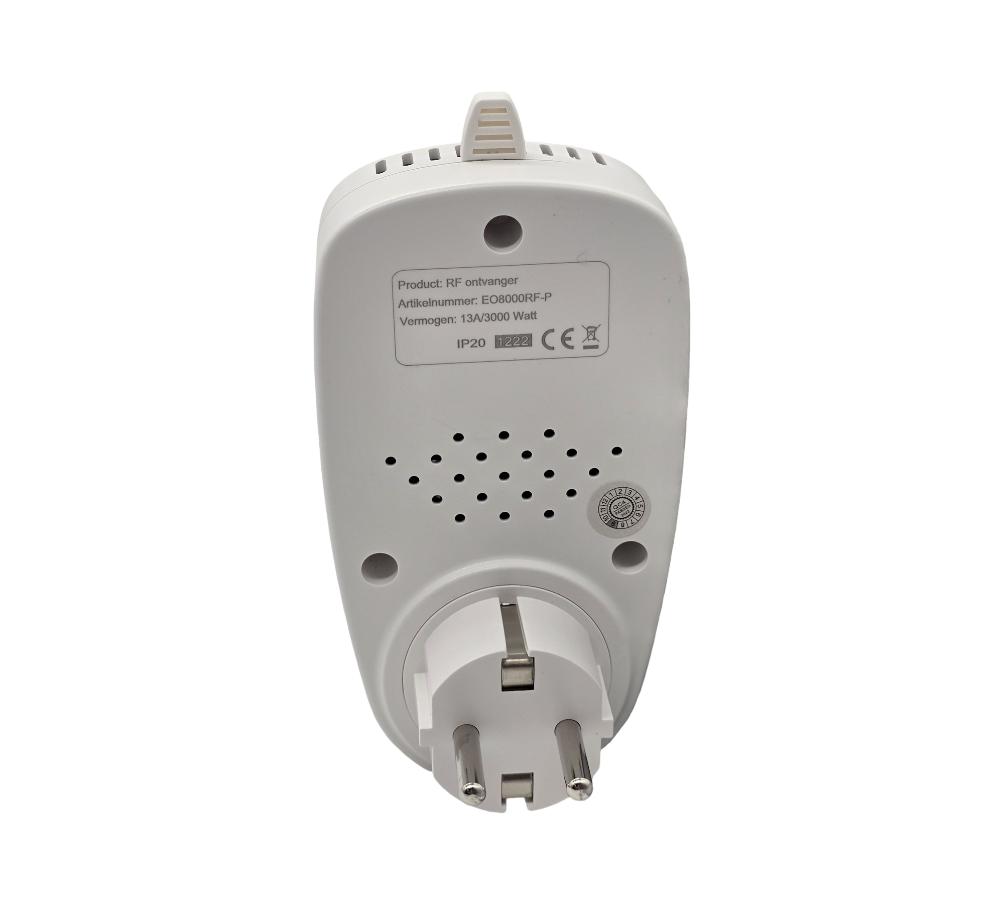 RF Thermostat Echo Funkthermostat Typ P Plug-In Empfänger Schwarz We