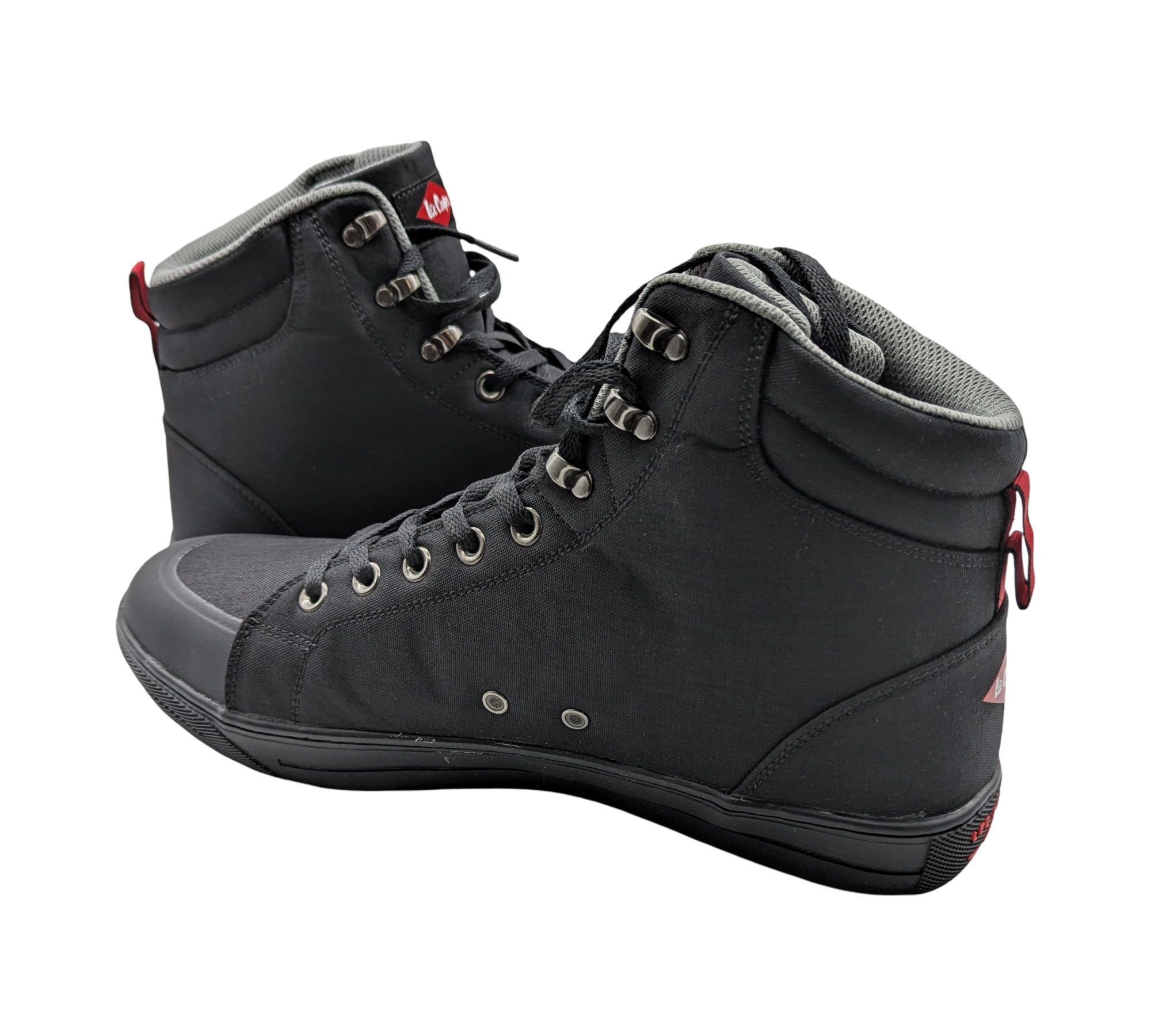 Lee Cooper LCSHOE158 Sicherheitsstiefel Retro Baseball Gr. 46 Schwarz