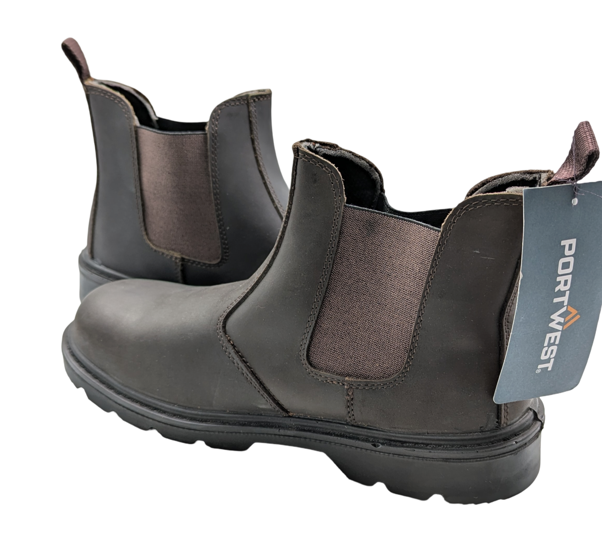 Portwest Steelite Dealer Sicherheitsstiefel S1P, Größe 44, Braun, FW51BRR44