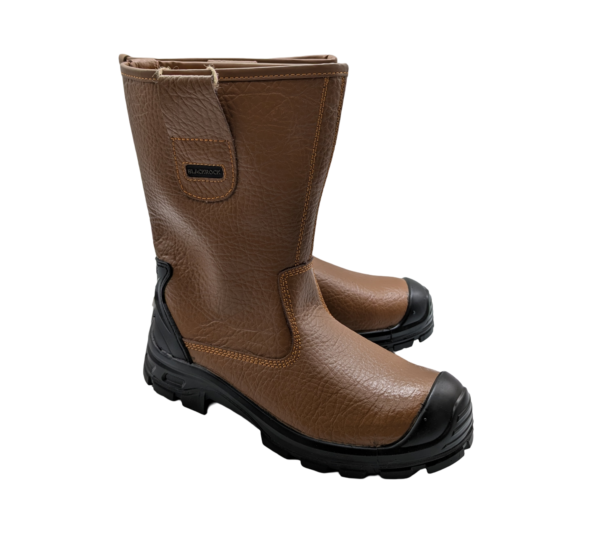 Blackrock Sicherheitsschuhe Arbeitsstiefel S1P SRC Unisex Gr. 42 Schwarz
