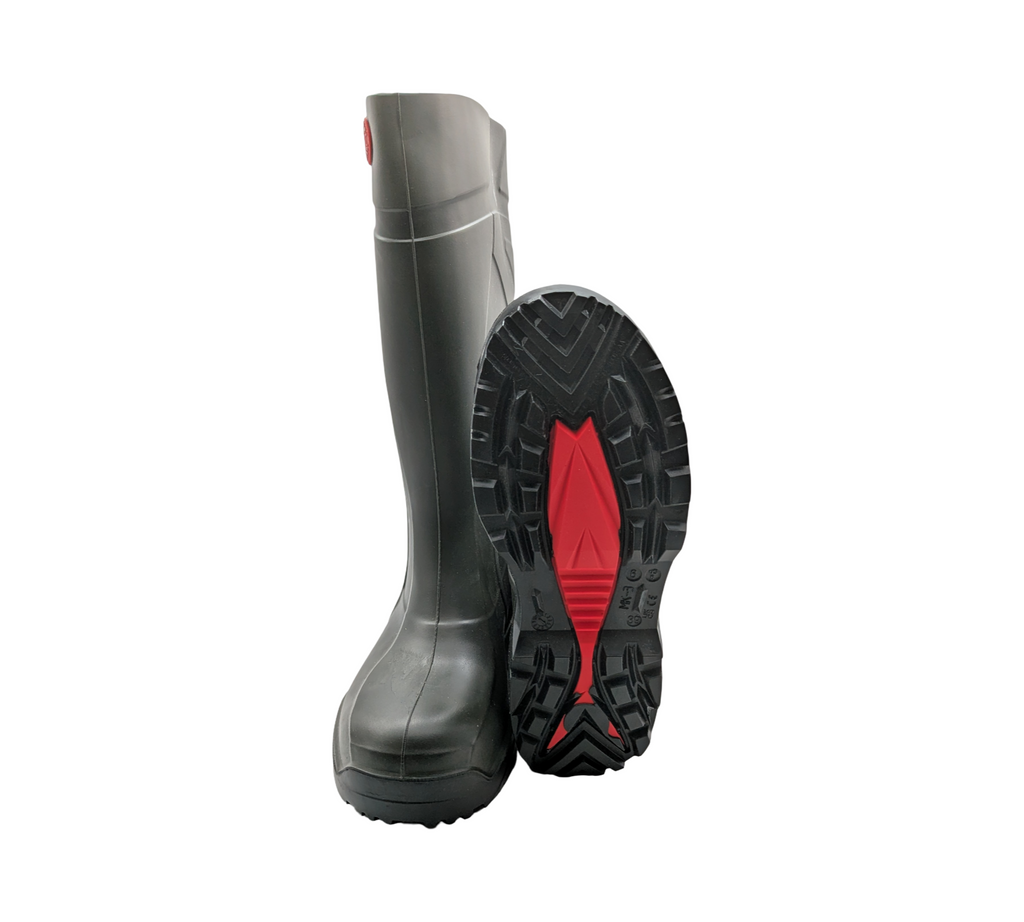 Dunlop C762041 Sicherheitsstiefel Schwarz/Rot Purofort+ Größe 39 EU