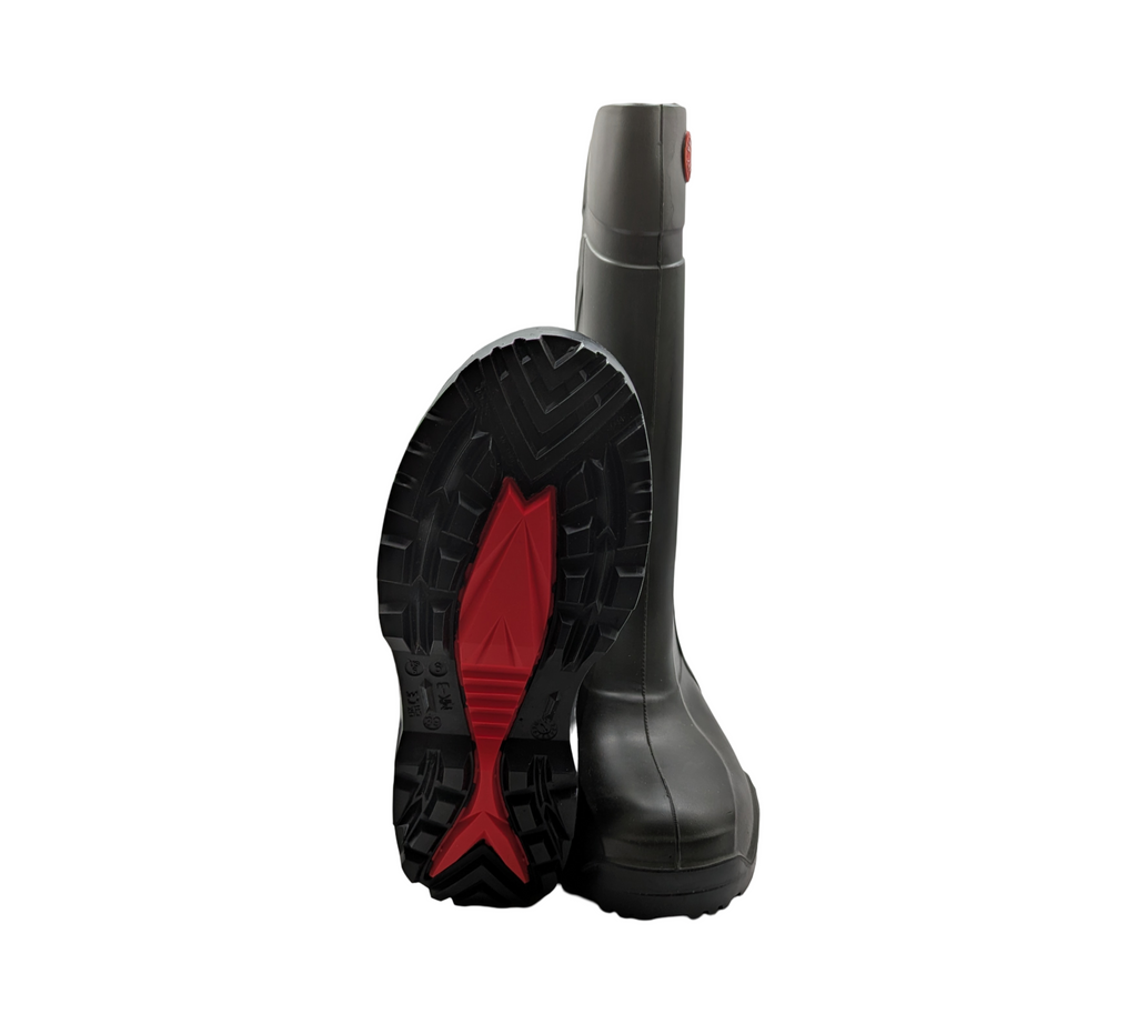Dunlop C762041 Sicherheitsstiefel Schwarz/Rot Purofort+ Größe 39 EU