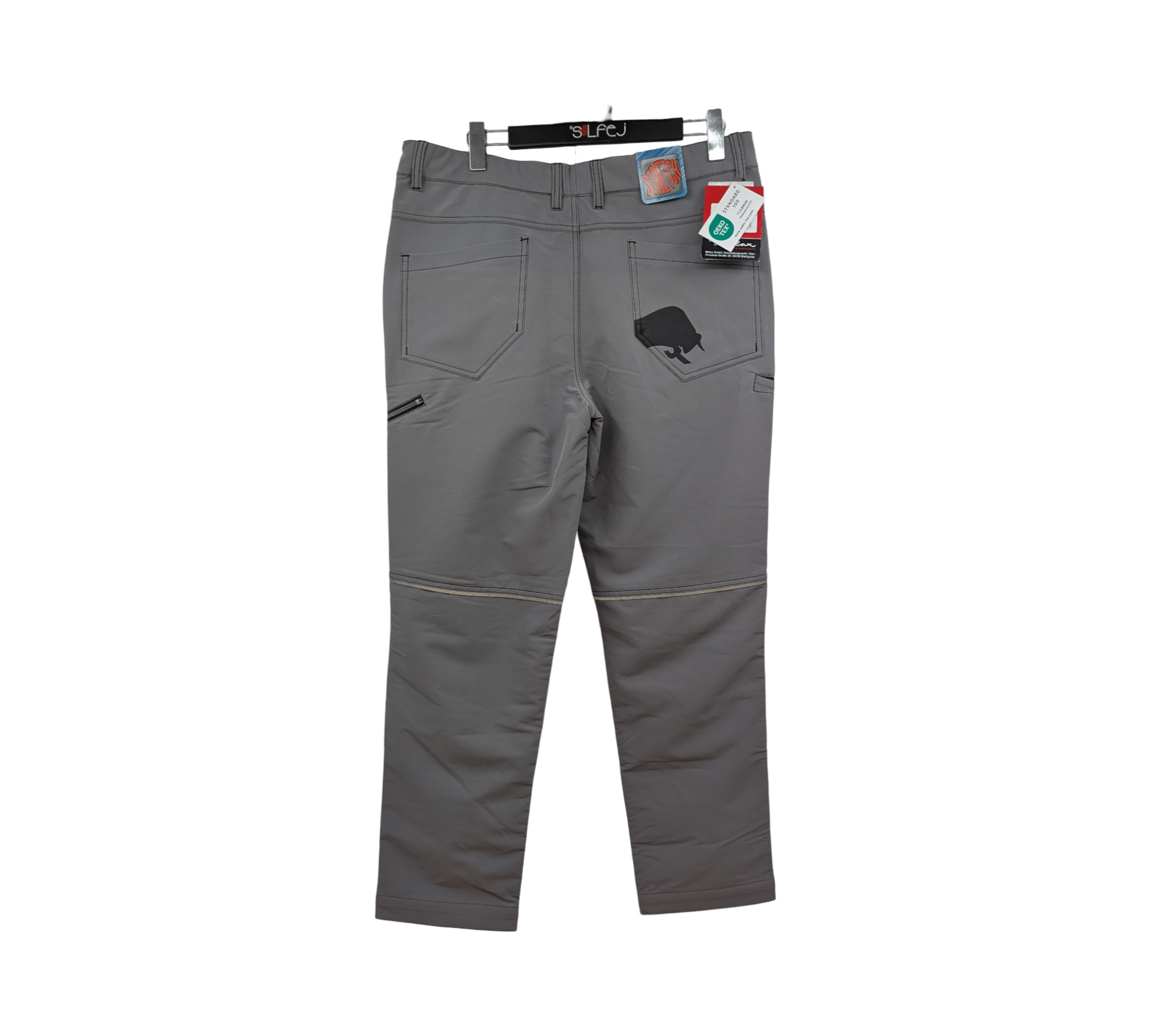 BULLSTAR FLEX-ON Arbeitshose Stretch Polyester Elasthan Gr. 52 Platingrau
