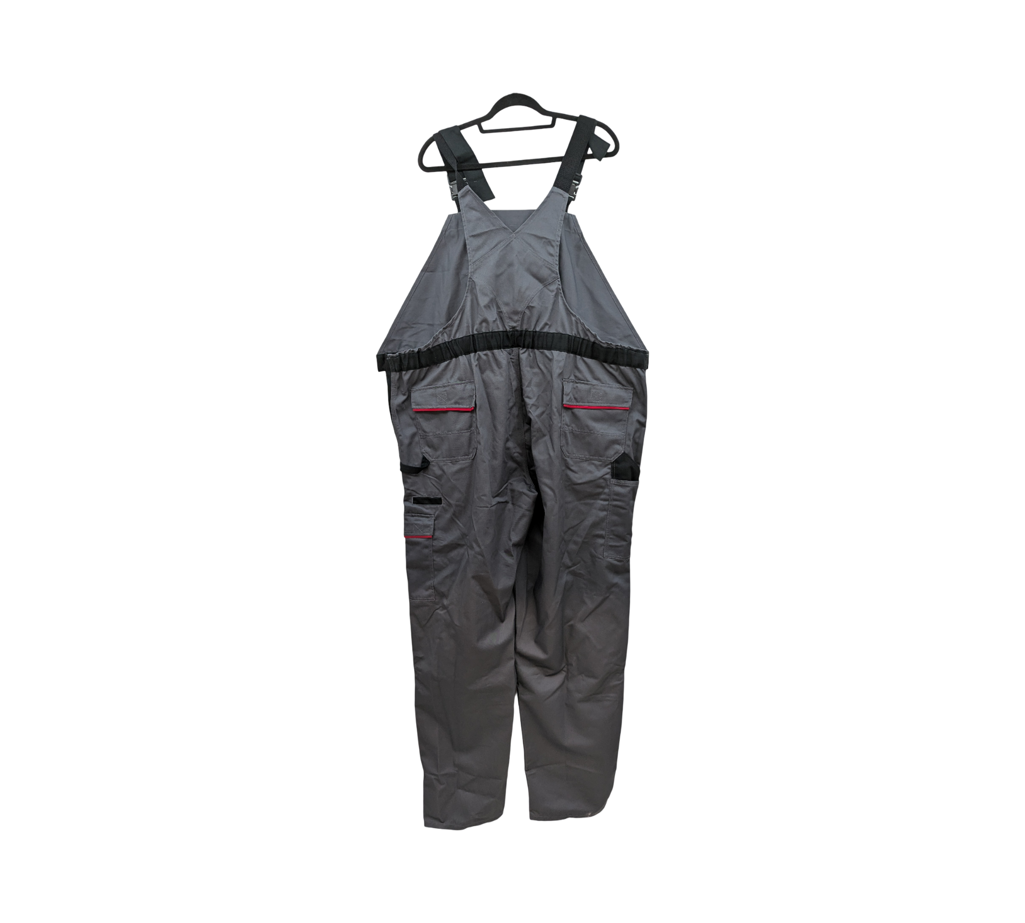 Planam Herren Latzhose grau/schwarz Größe 68w Regular
