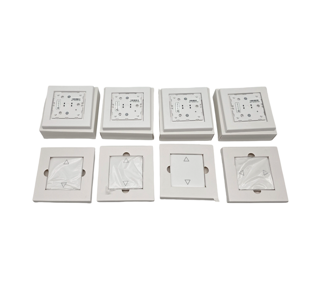 Meross Matter Rolladenschalter WLAN 4 Stück für Jalousien 55x55mm