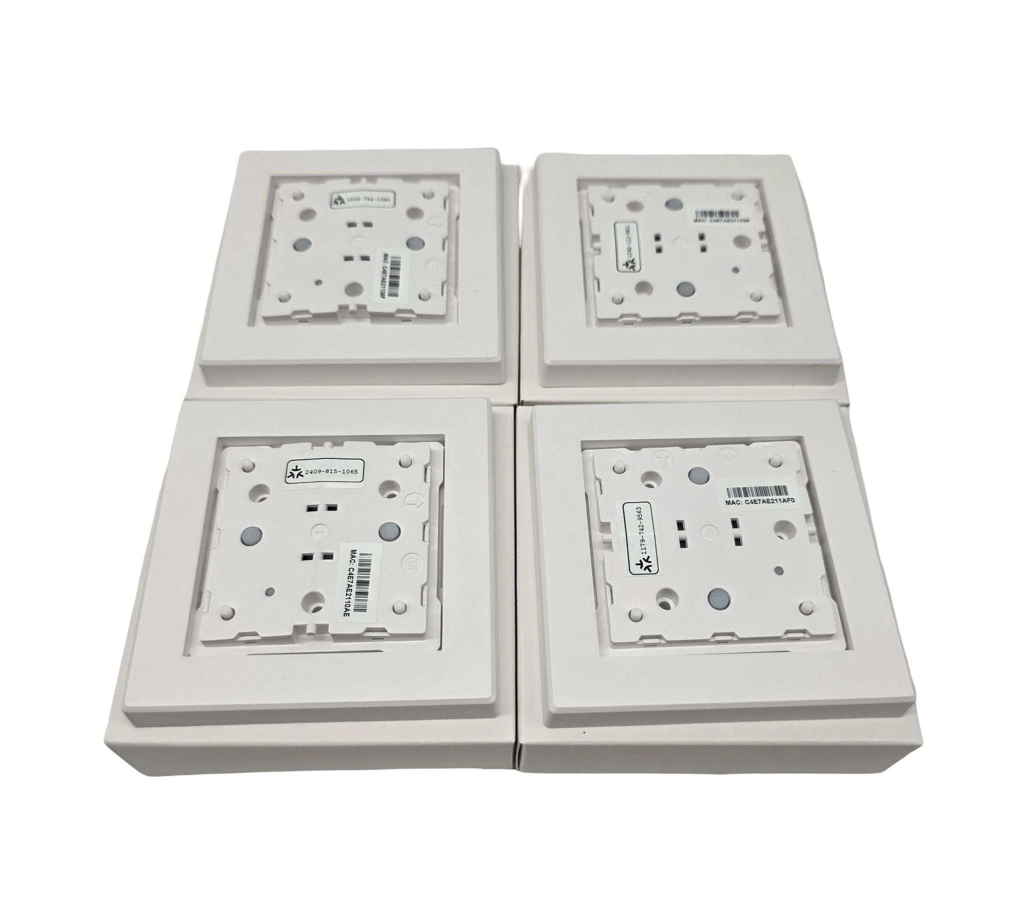 Meross Matter Rolladenschalter WLAN 4 Stück für Jalousien 55x55mm