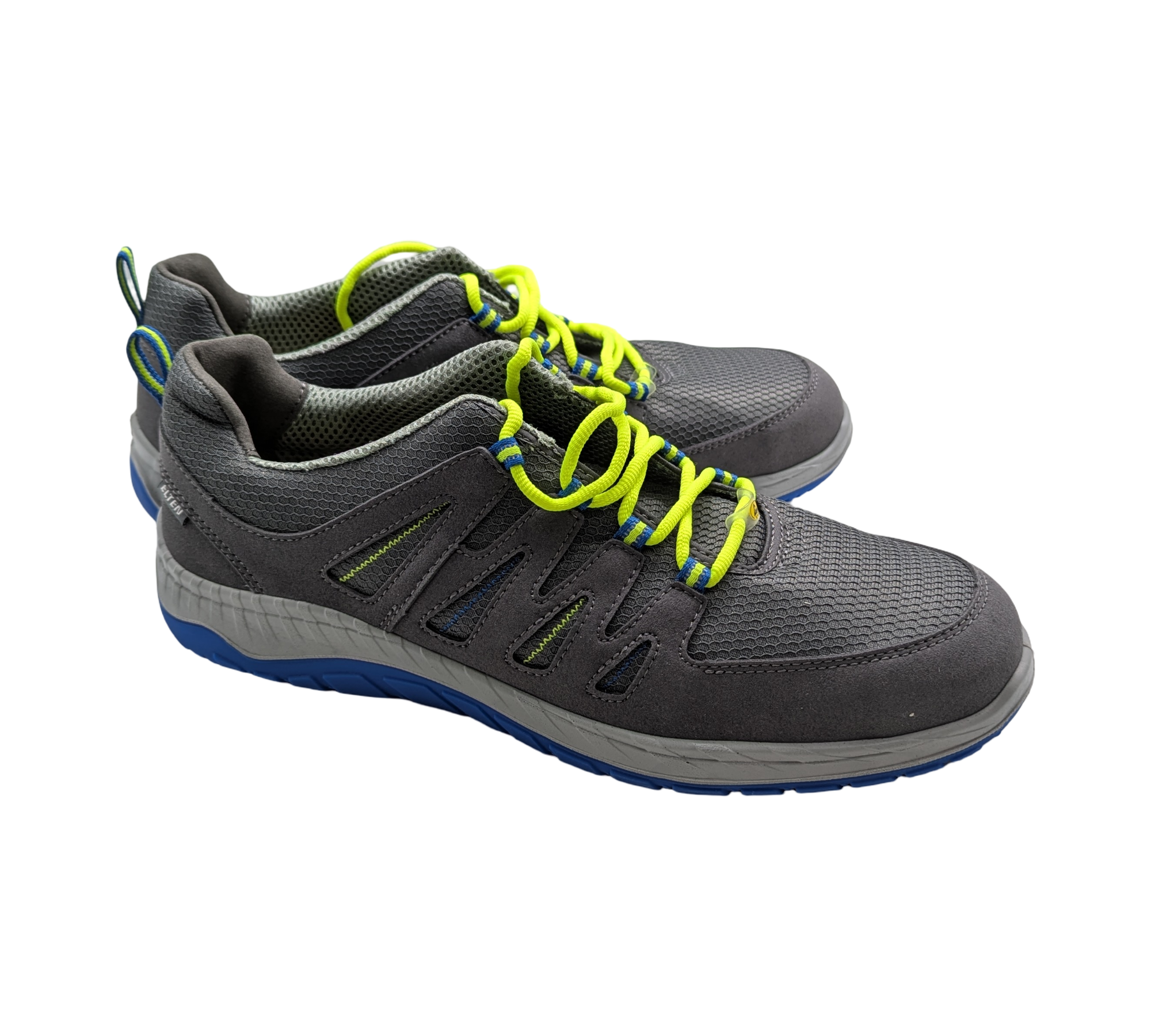 ELTEN Maddox Sicherheitsschuhe Unisex Grau-Blau ESD S1P Größe 48