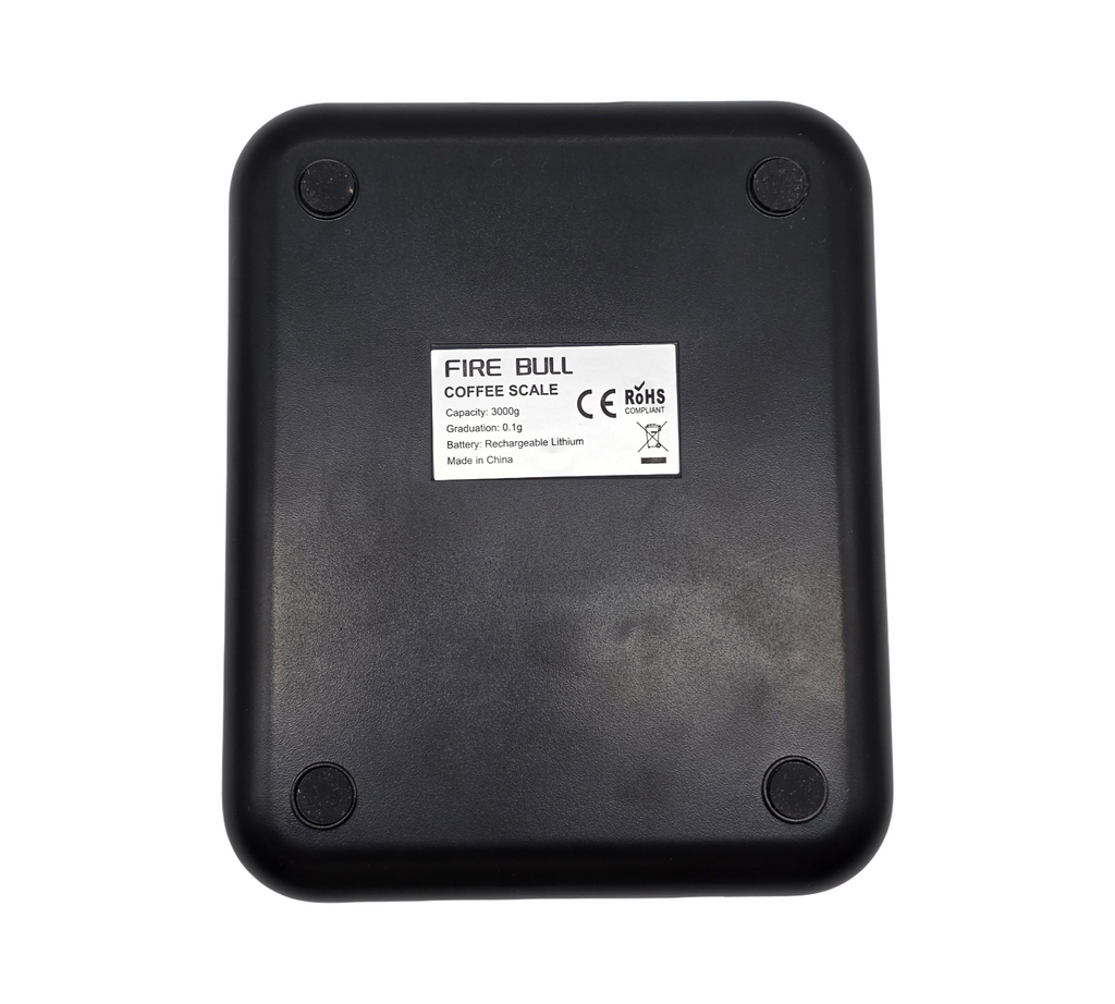 Digitale Küchenwaage 3kg/0.1g Wiederaufladbar mit Timer LED-Anzeige Auto-Aus Funktion Tragbar