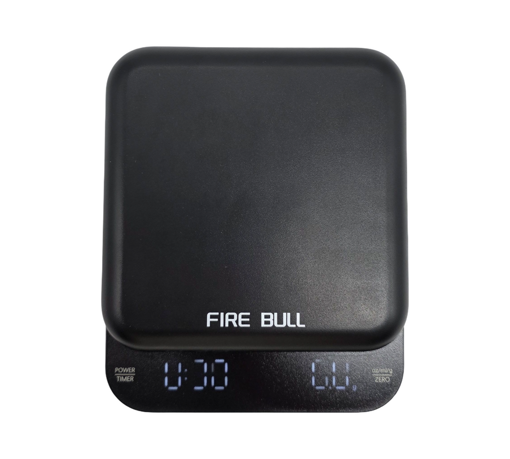 Digitale Küchenwaage 3kg/0.1g Wiederaufladbar mit Timer LED-Anzeige Auto-Aus Funktion Tragbar