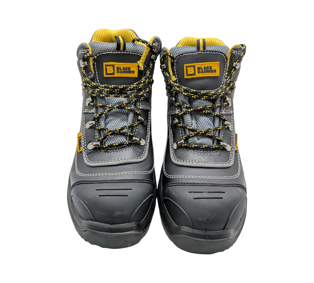Black Hammer Sicherheitsstiefel Arbeitsschuhe Stahlkappe Stahleinlage Gr. 42