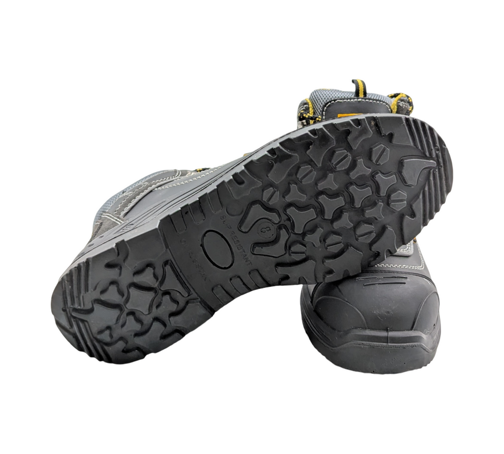 Black Hammer Sicherheitsstiefel Arbeitsschuhe Stahlkappe Stahleinlage Gr. 42