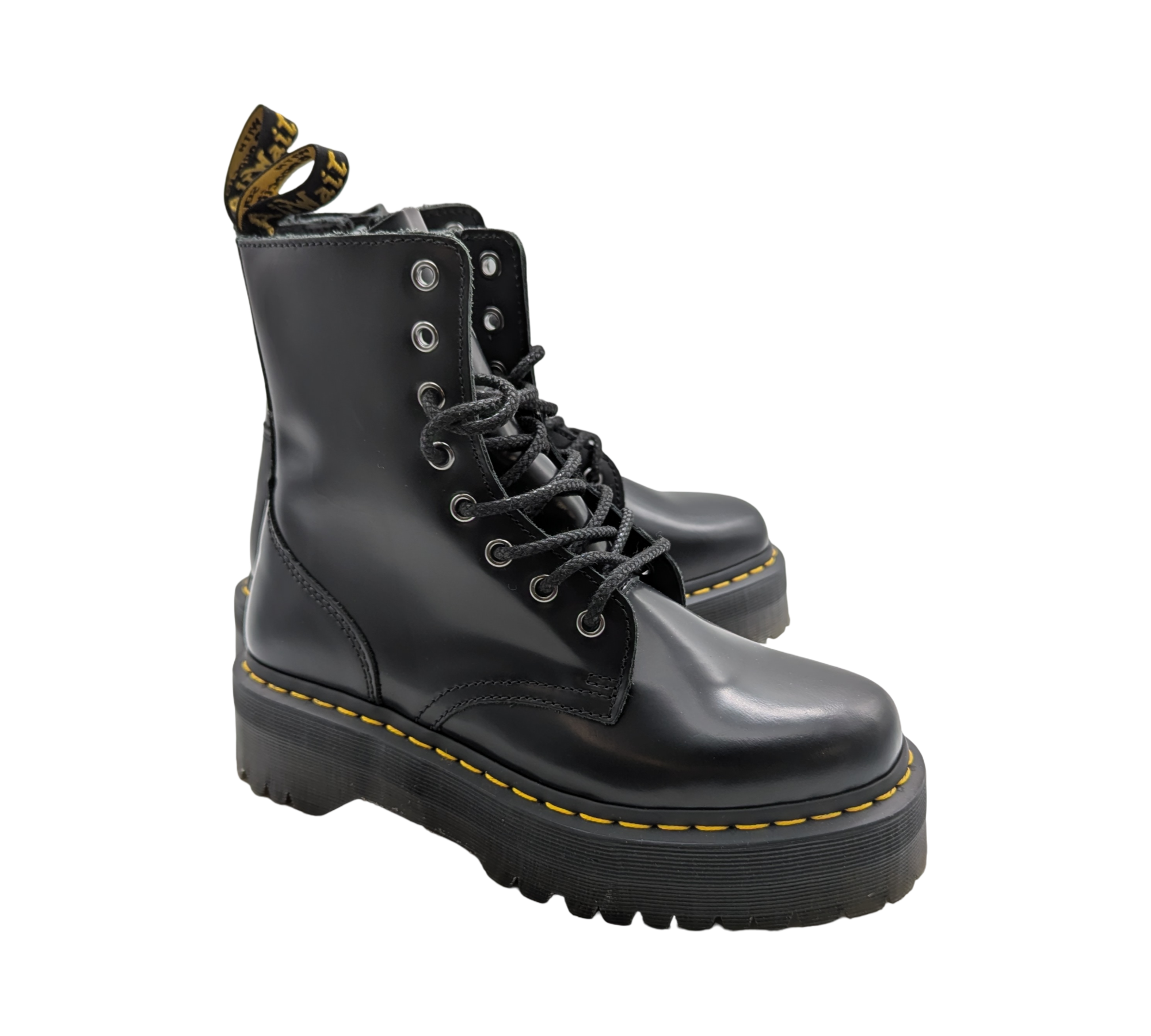 Dr. Martens 1460 Quad Jadon Schnürschuhe Brogue Unisex Gr. 39 Schwarz