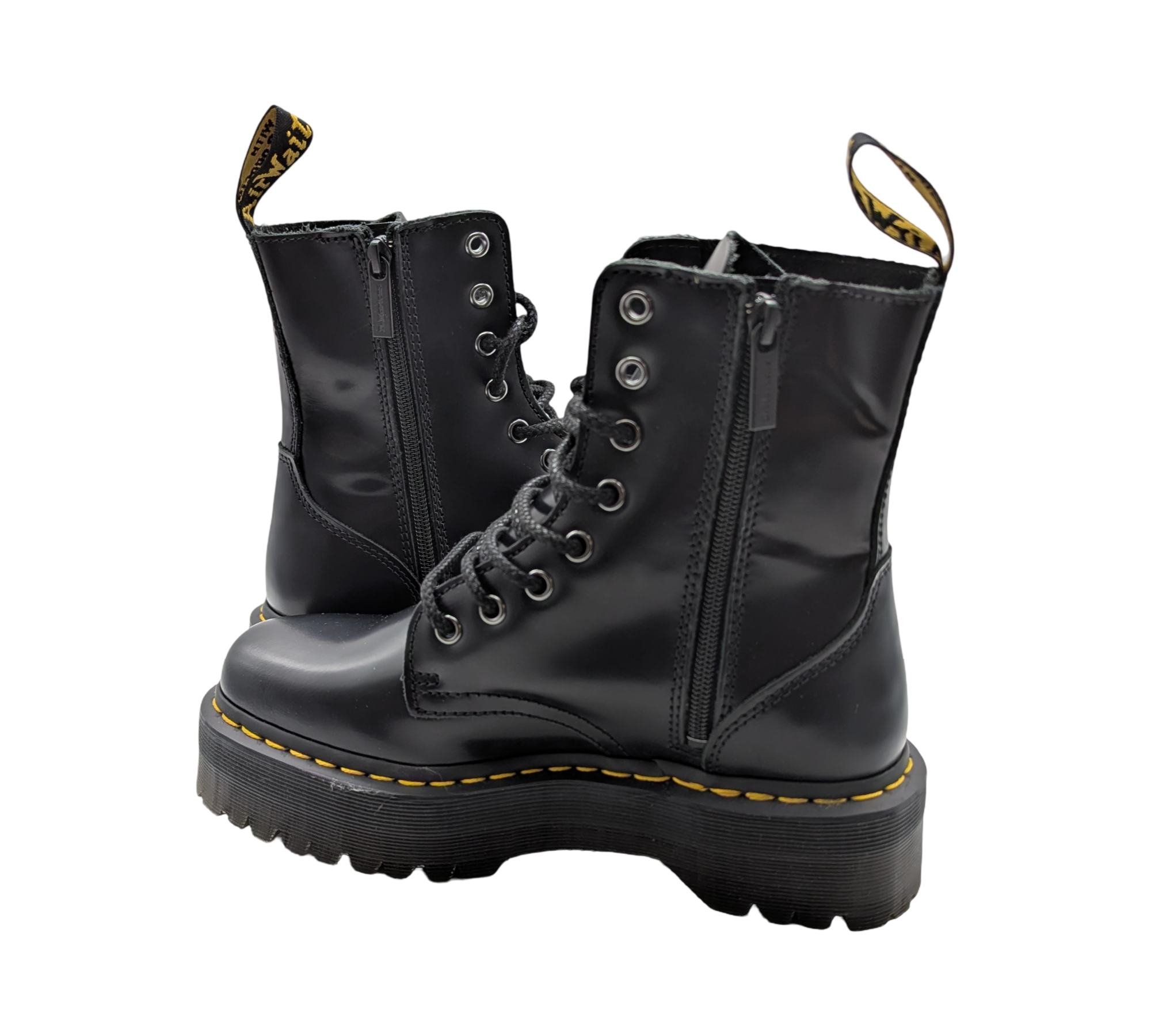 Dr. Martens 1460 Quad Jadon Schnürschuhe Brogue Unisex Gr. 39 Schwarz