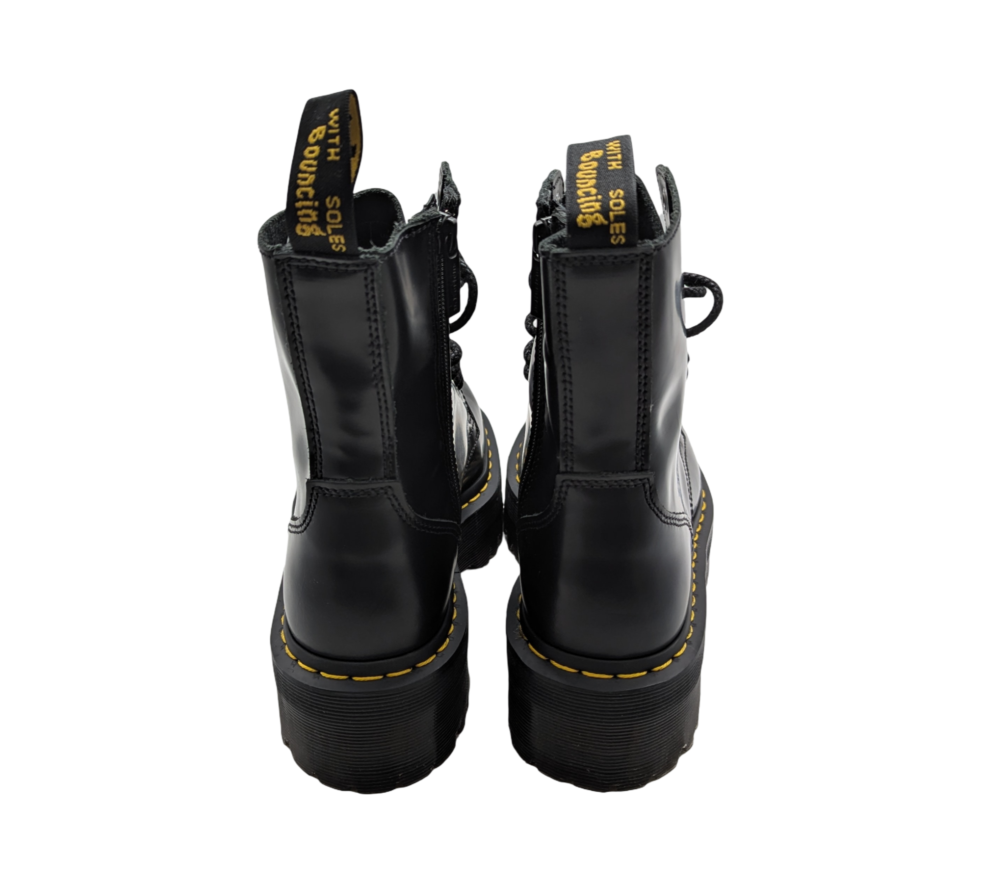 Dr. Martens 1460 Quad Jadon Schnürschuhe Brogue Unisex Gr. 39 Schwarz