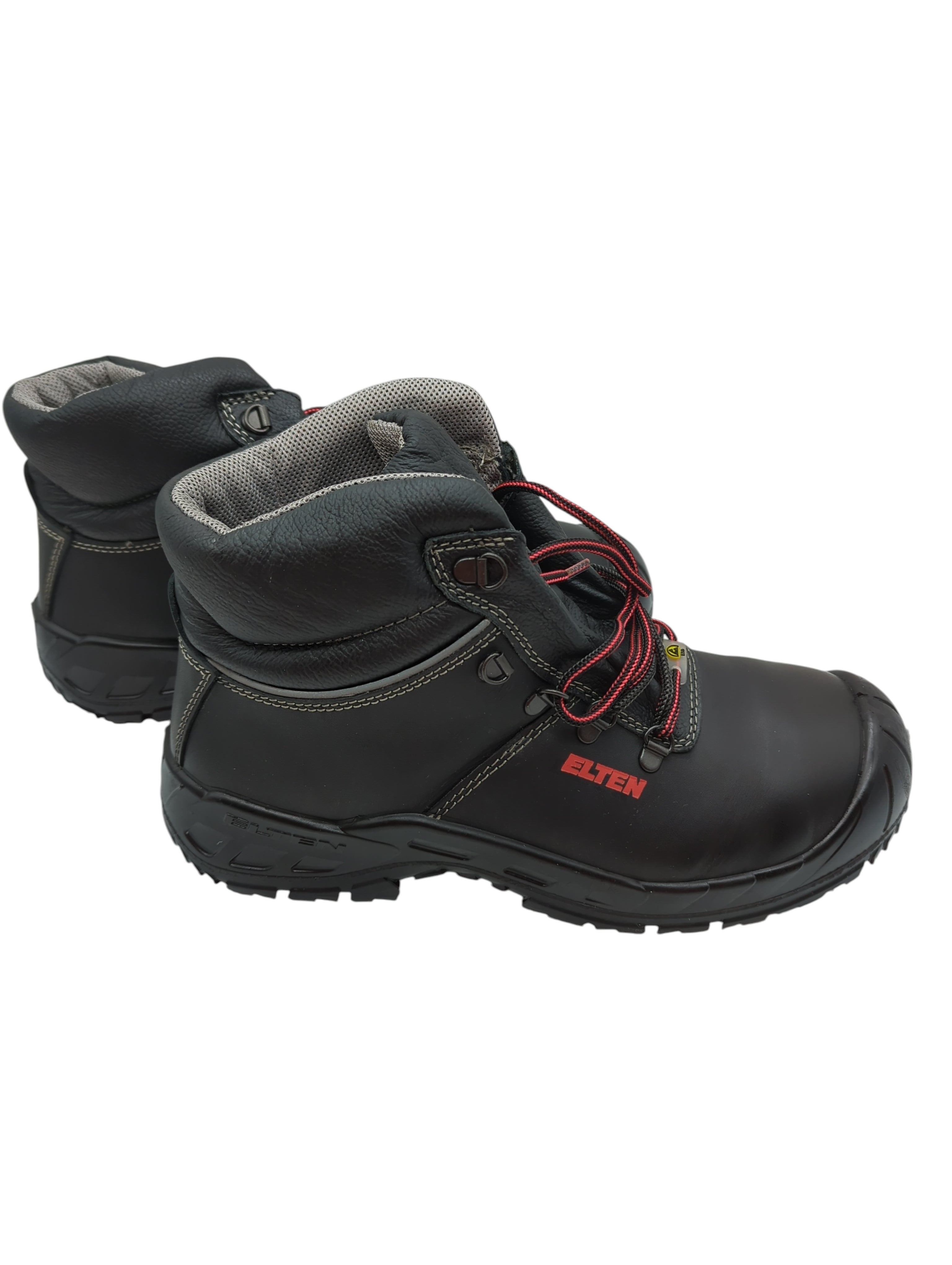 ELTEN RENZO XW Mid Sicherheitsschuhe ESD S3 Leder Herren Gr. 43 Schwarz
