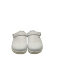 Abeba Berufsschuh The Original Clog Leder Weiß rutschfest Größe 43