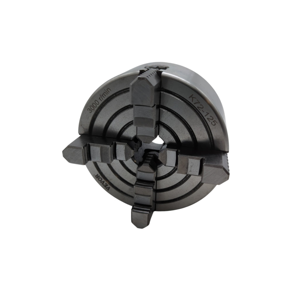 Mophorn 4-Backen-Bohrfutter unabhängig Gusseisen Präzision Drehmaschine 125 mm