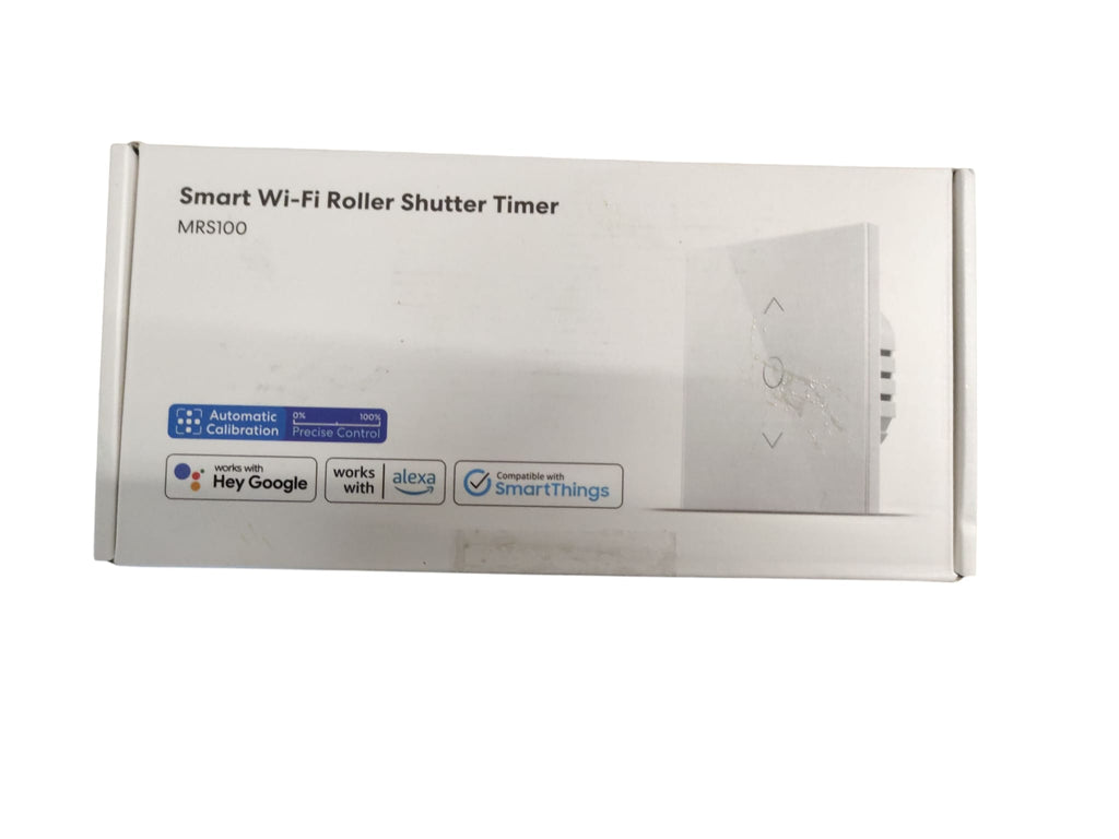 meross Smart WLAN Rollladenschalter kompatibel mit Alexa Google Touchsteuerung Autokalibrierung 8x8x3,5cm