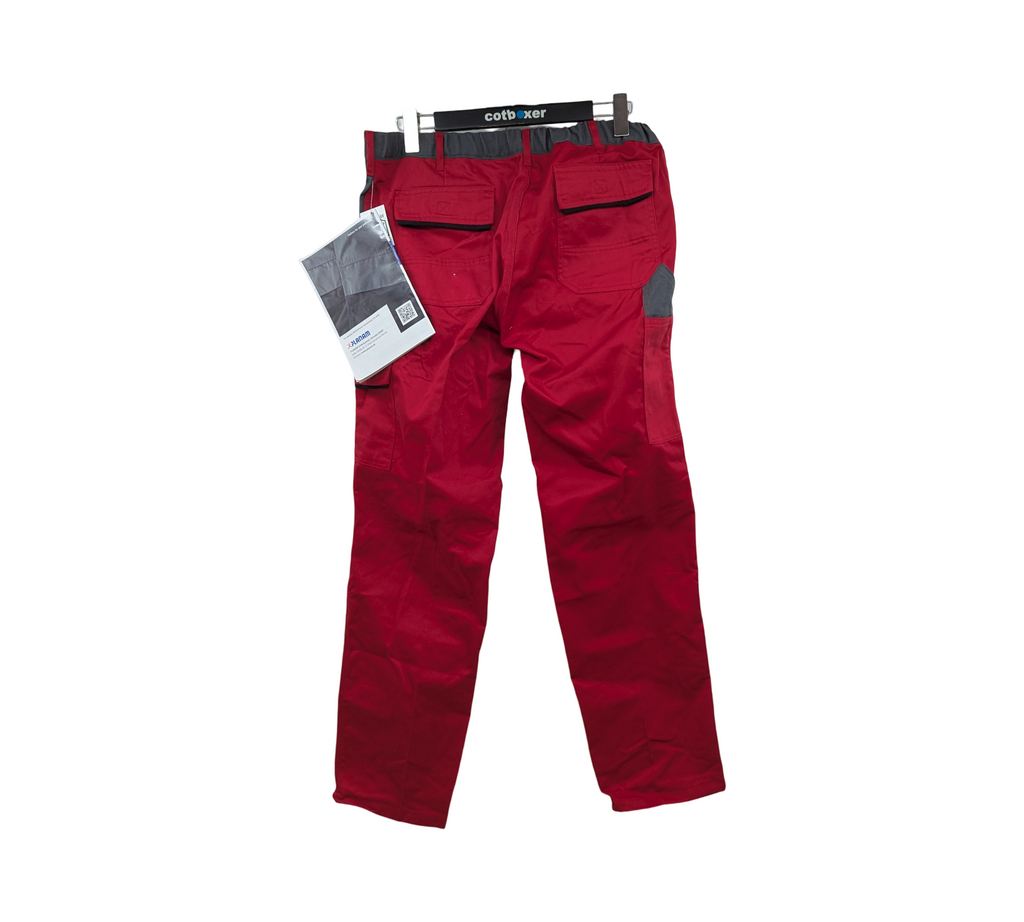 Planam Pantalon Arbeitshose rot/ardoise/schwarz Größe 42