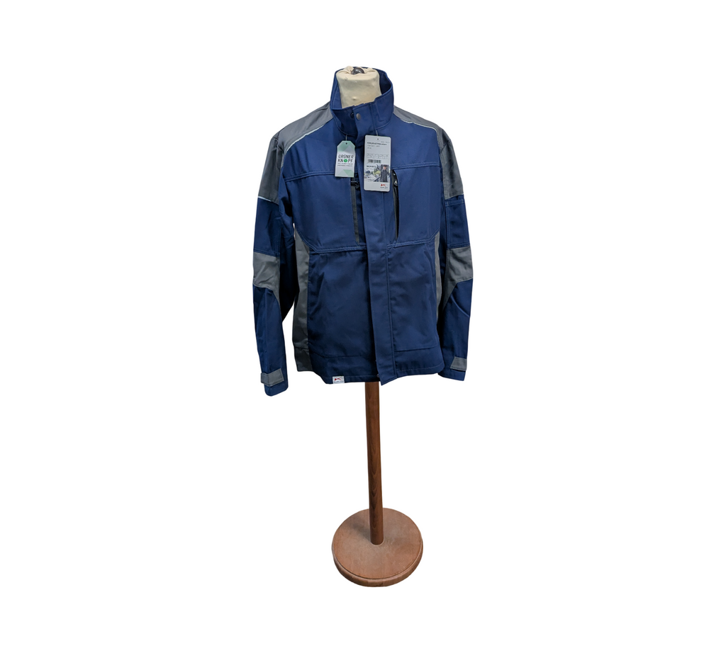 KÜBLER ACTIVIQ Arbeitsjacke Herren verstärkte Baumwolle Blau Größe L