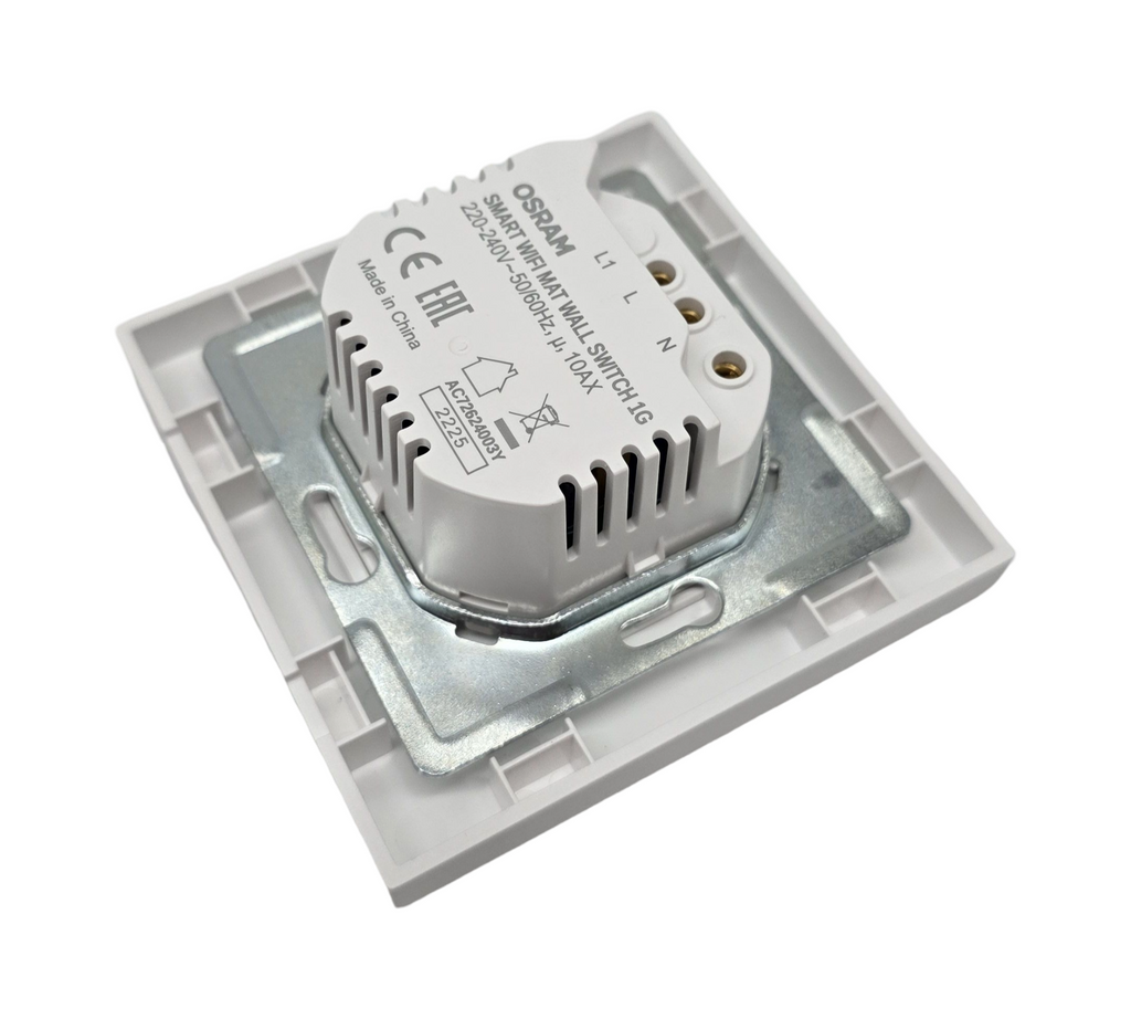 OSRAM SMART+ Matter Wandschalter Relais WLAN Unterputz 1 Kanal 10AX Weiß
