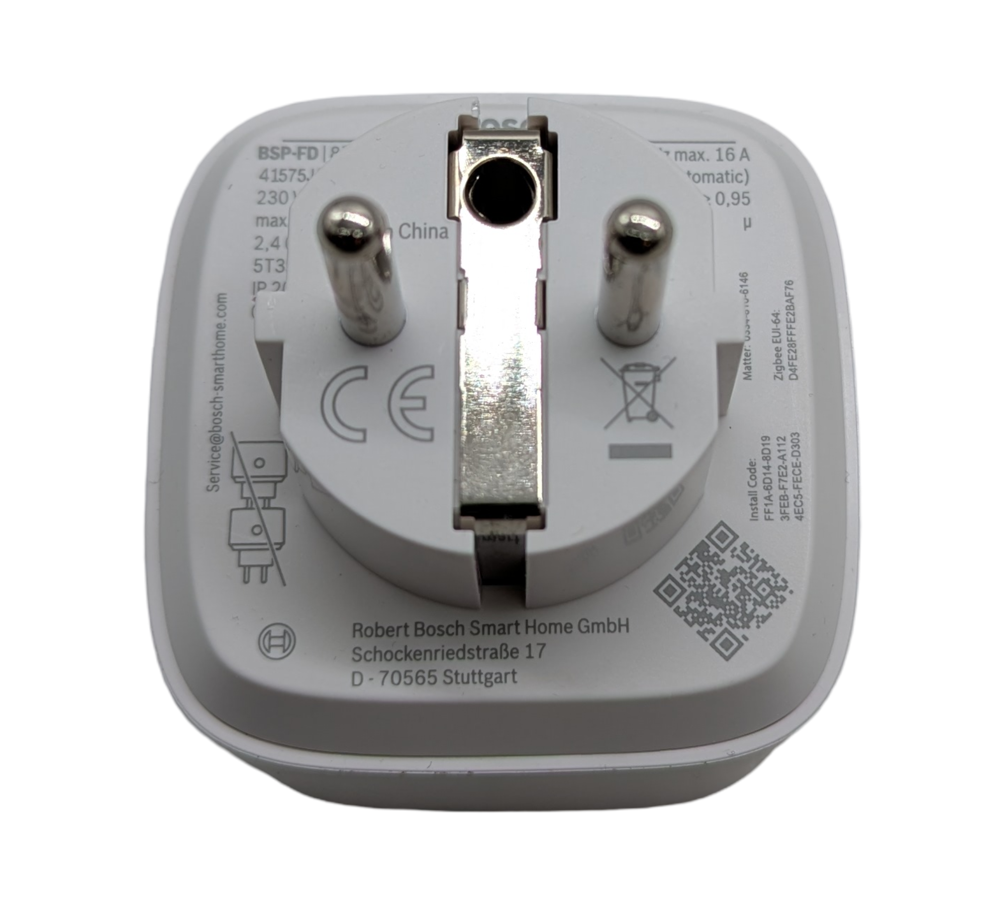 Bosch Smart Home Zwischenstecker kompakt App steuerbar WLAN Steckdose Energiesparfunktion