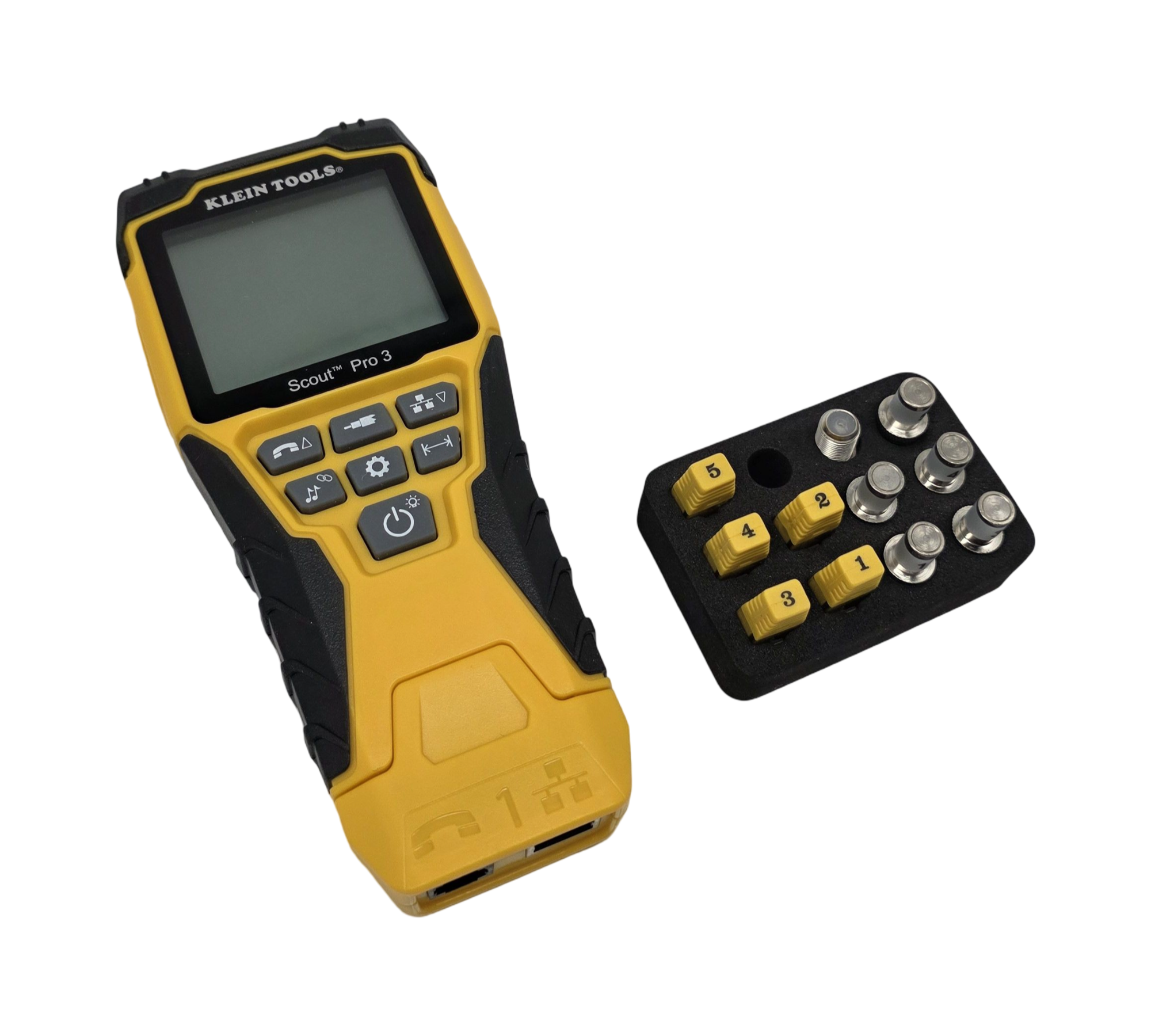 Klein Tools Scout Pro 3 Ethernet Kabeltester RJ45 RJ11 Koax mit Remote-ID
