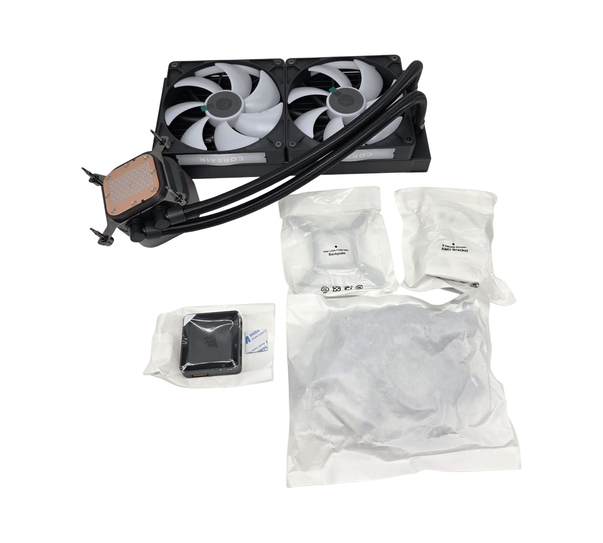 Corsair iCUE LINK TITAN 280 RX RGB CPU-Kühler 280mm AIO Intel LGA 1851/1700 AMD AM5/AM4