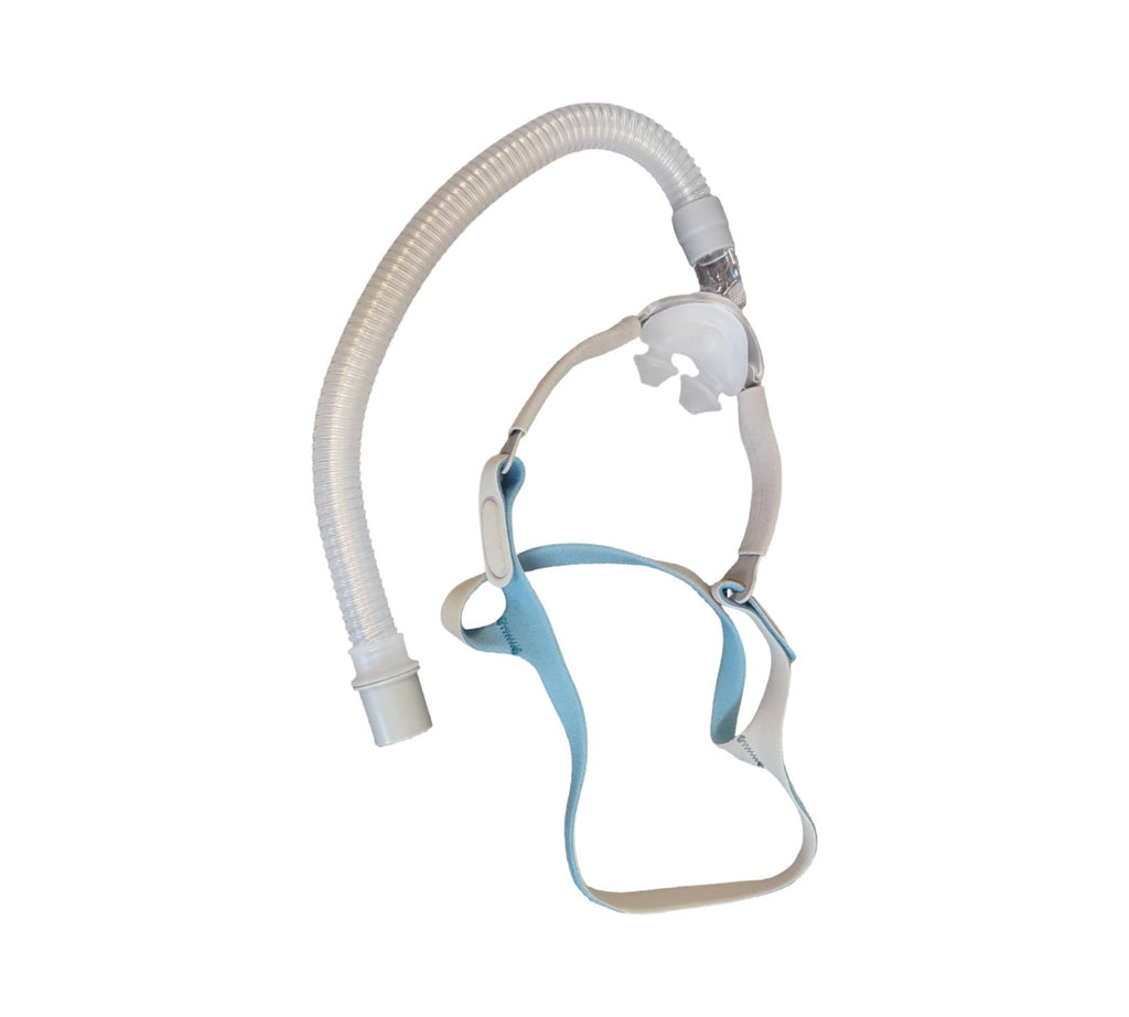 Gbbazu CPAP Nasenkissen Maske mit Rahmen und Schlauchhalter Set 3 Größen