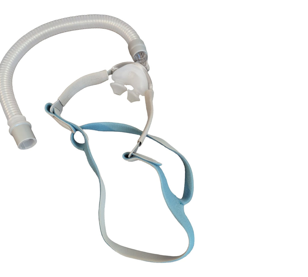 Gbbazu CPAP Nasenkissen Maske mit Rahmen und Schlauchhalter Set 3 Größen